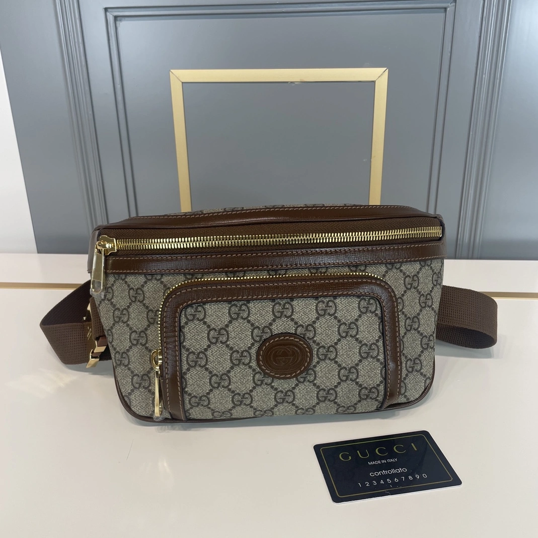 Lightweight 7187 Gucci AAA Quality Belt Bags For Men