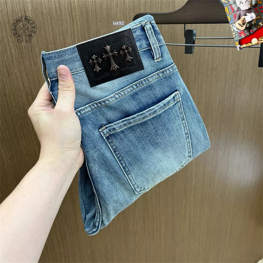 Lightweight 7287 Chrome Hearts Jeans For Men