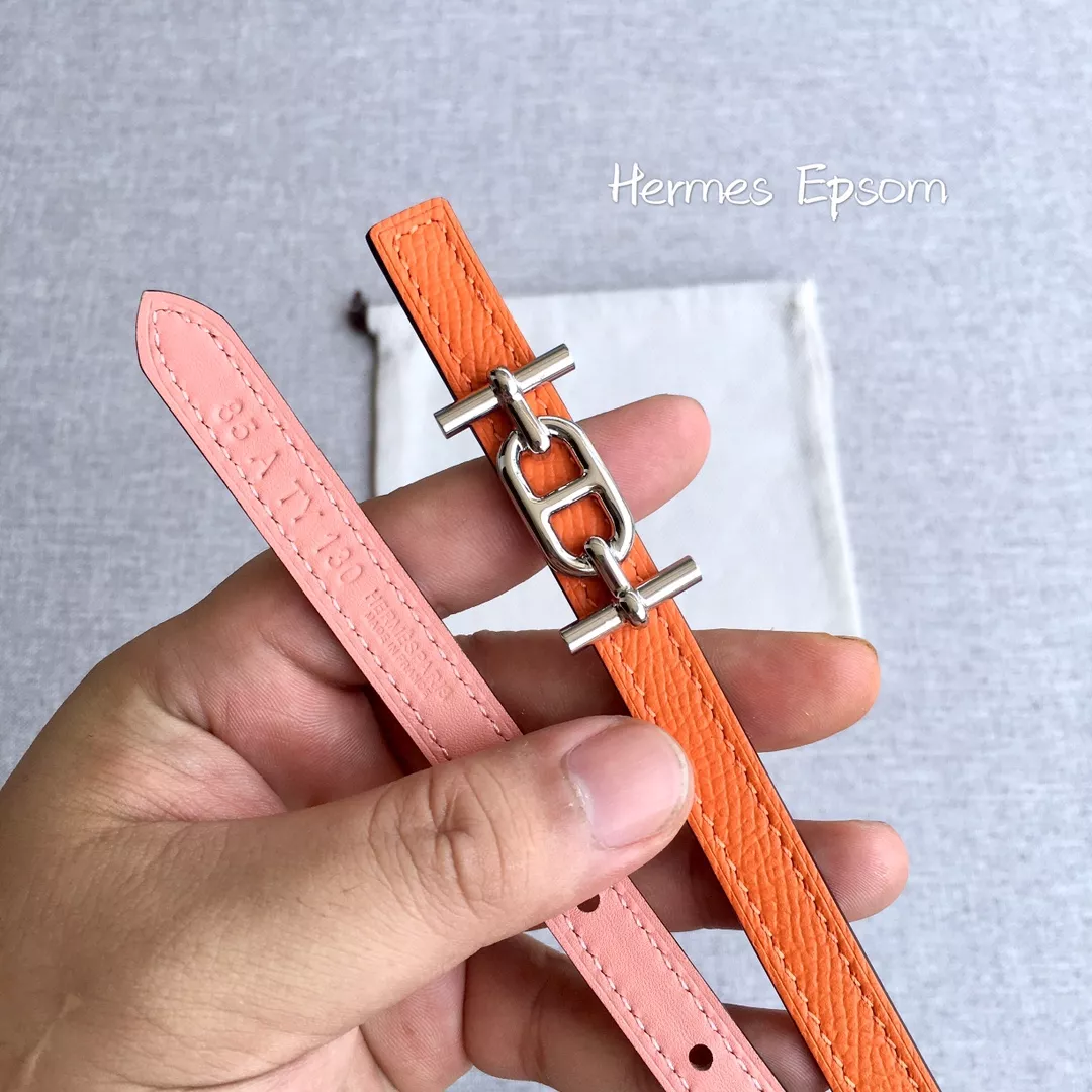 Lightweight 7314 Hermes AAA Quality Belts In 1.3cm For Women