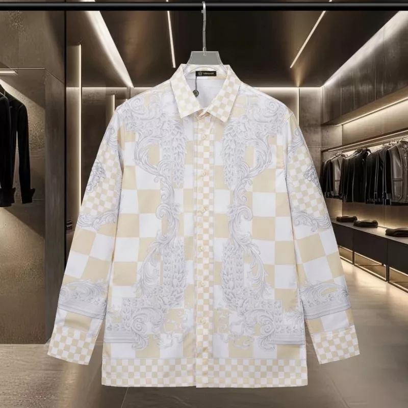 Lightweight 7462 Versace Shirts Long Sleeved For Unisex