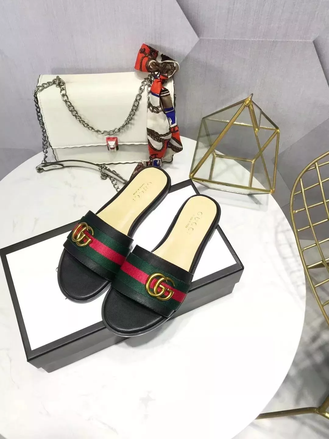 Lightweight 7558 Gucci Slippers For Women