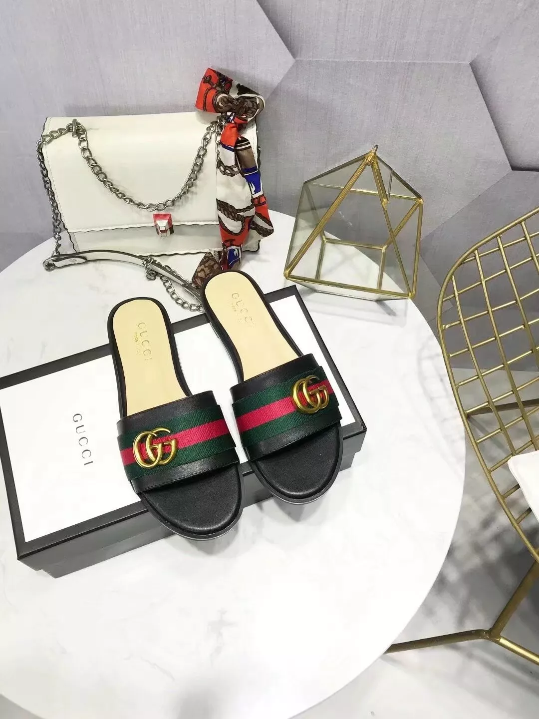 Lightweight 7558 Gucci Slippers For Women