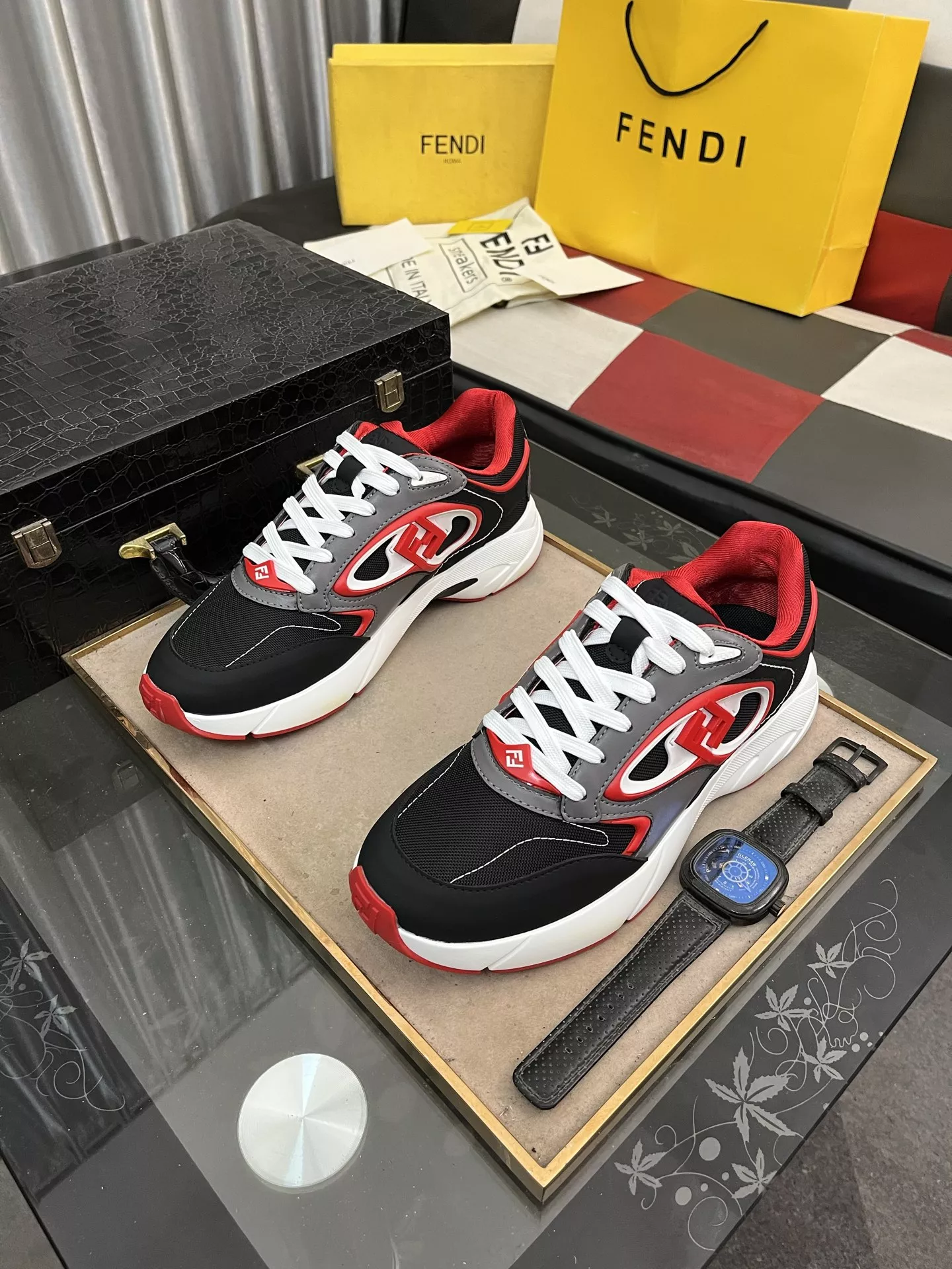 Lightweight 7748 Fendi Casual Shoes For Men