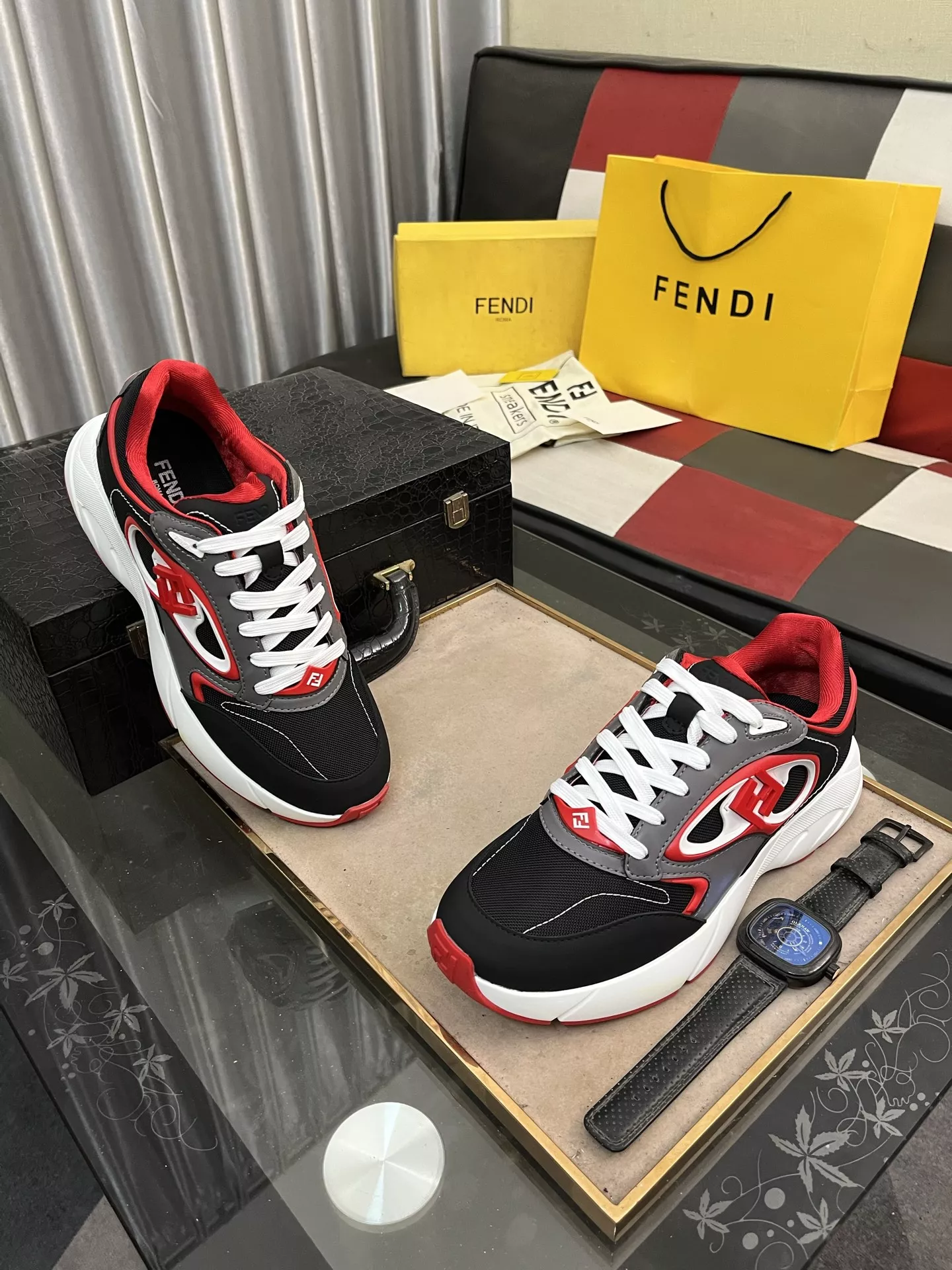 Lightweight 7748 Fendi Casual Shoes For Men