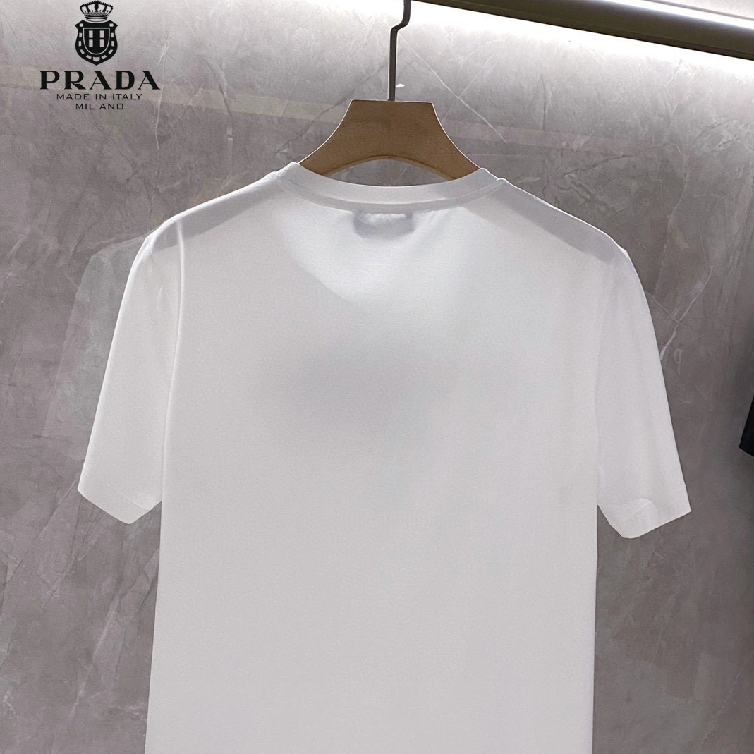 Lightweight 7869 Prada T-Shirts Short Sleeved For Unisex