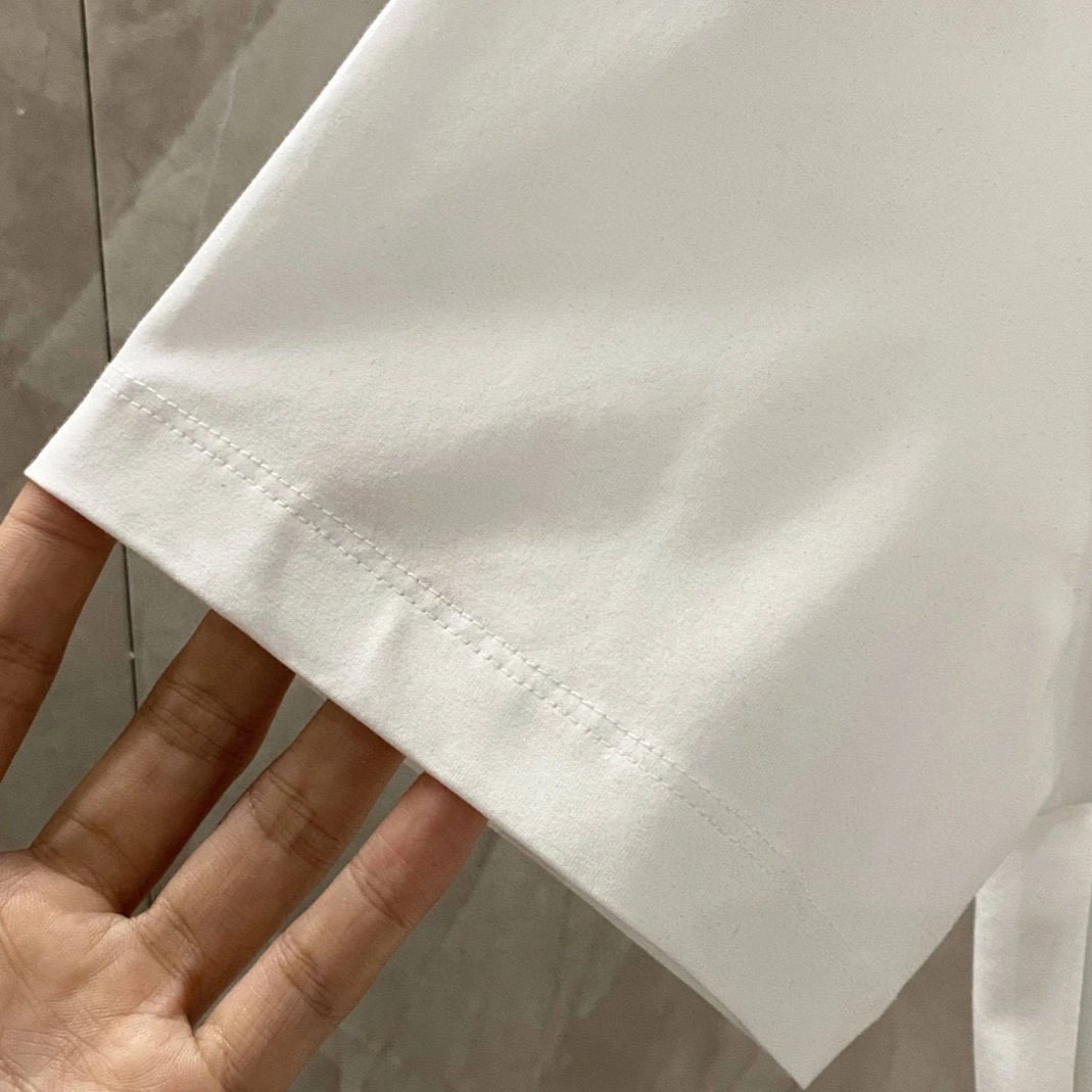 Lightweight 7869 Prada T-Shirts Short Sleeved For Unisex