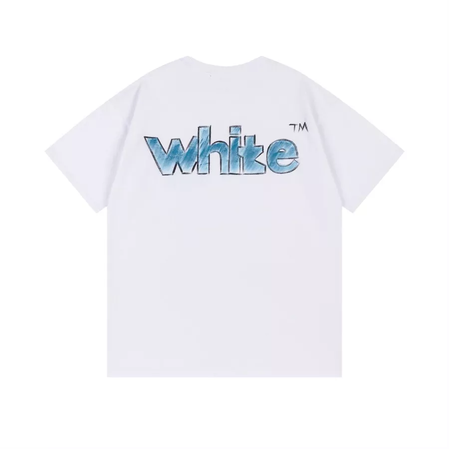 Lightweight 7913 Off-White T-Shirts Short Sleeved For Unisex