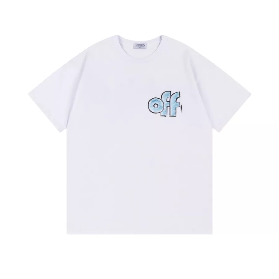 Lightweight 7913 Off-White T-Shirts Short Sleeved For Unisex