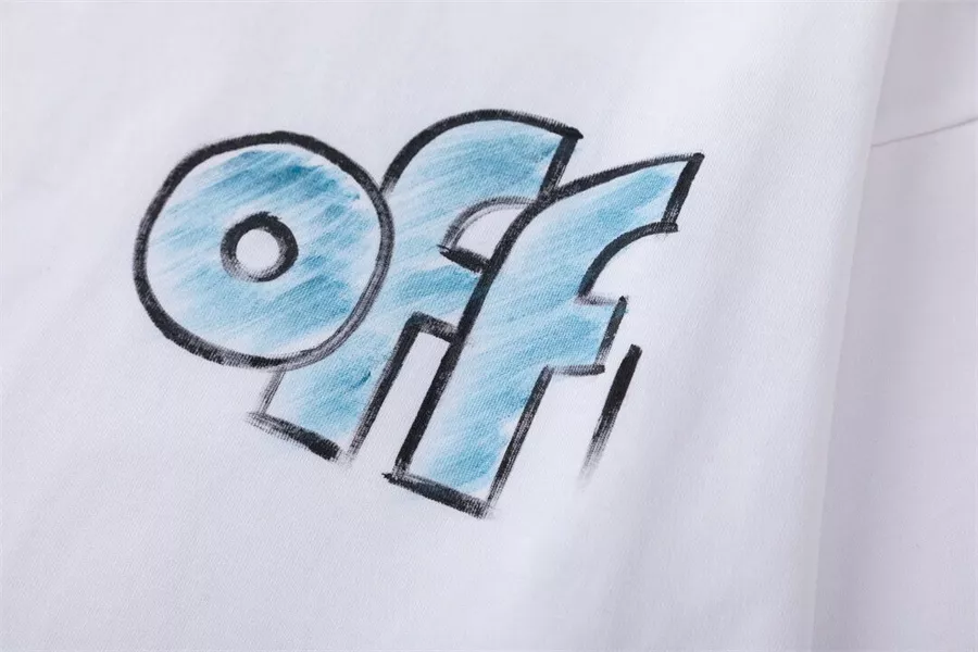 Lightweight 7913 Off-White T-Shirts Short Sleeved For Unisex