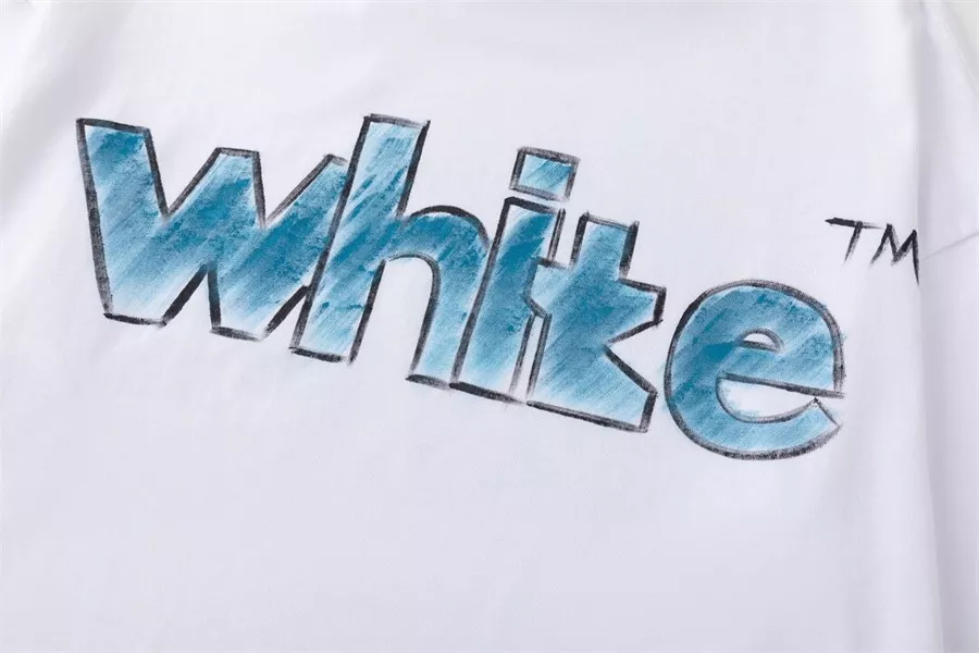 Lightweight 7913 Off-White T-Shirts Short Sleeved For Unisex