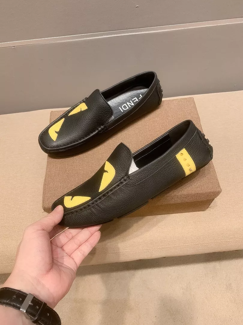 Lightweight 8114 Fendi Leather Shoes For Men