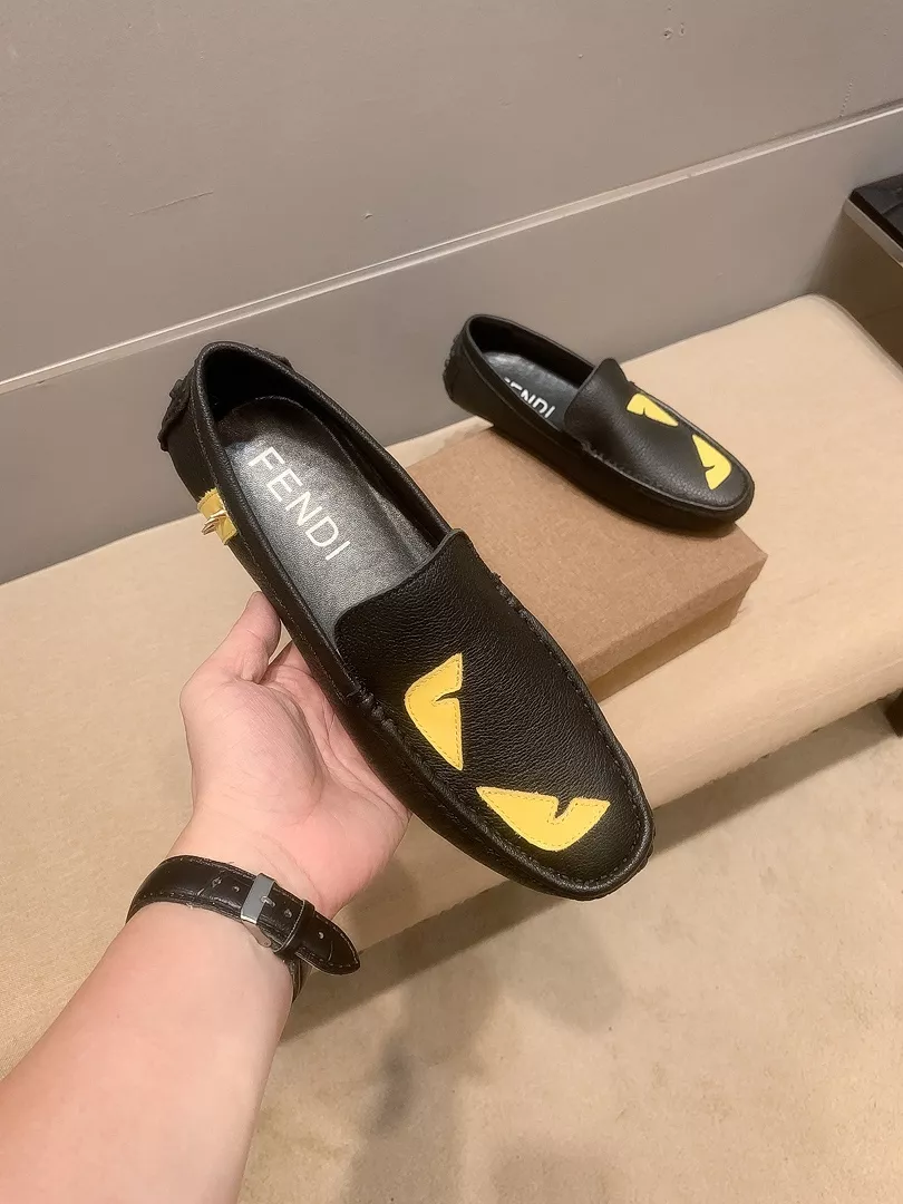 Lightweight 8114 Fendi Leather Shoes For Men