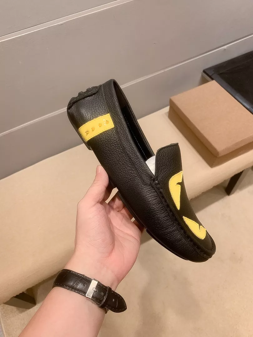Lightweight 8114 Fendi Leather Shoes For Men