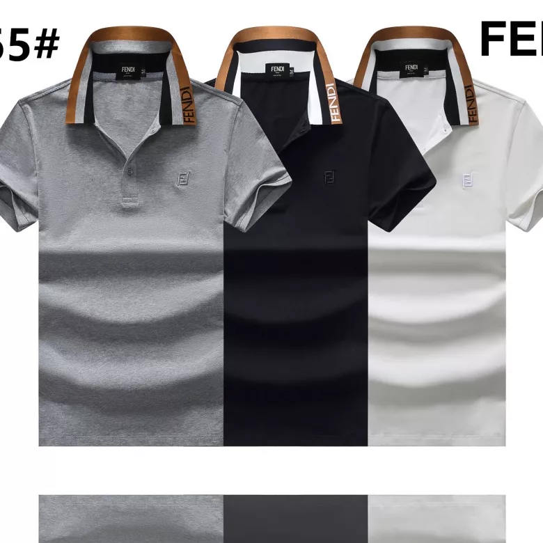 Lightweight 8173 Fendi T-Shirts Short Sleeved For Men