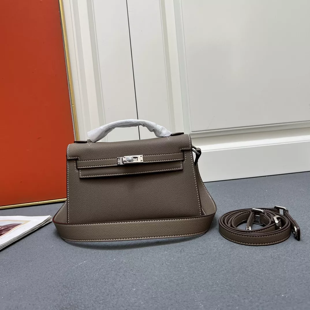 Lightweight 8182 Hermes AAA Quality Messenger Bags For Women