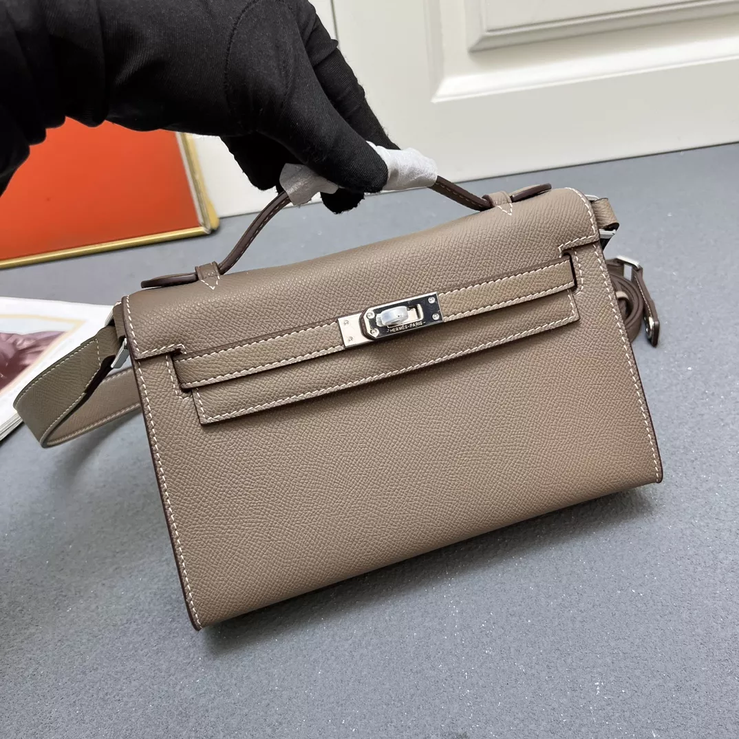 Lightweight 8182 Hermes AAA Quality Messenger Bags For Women
