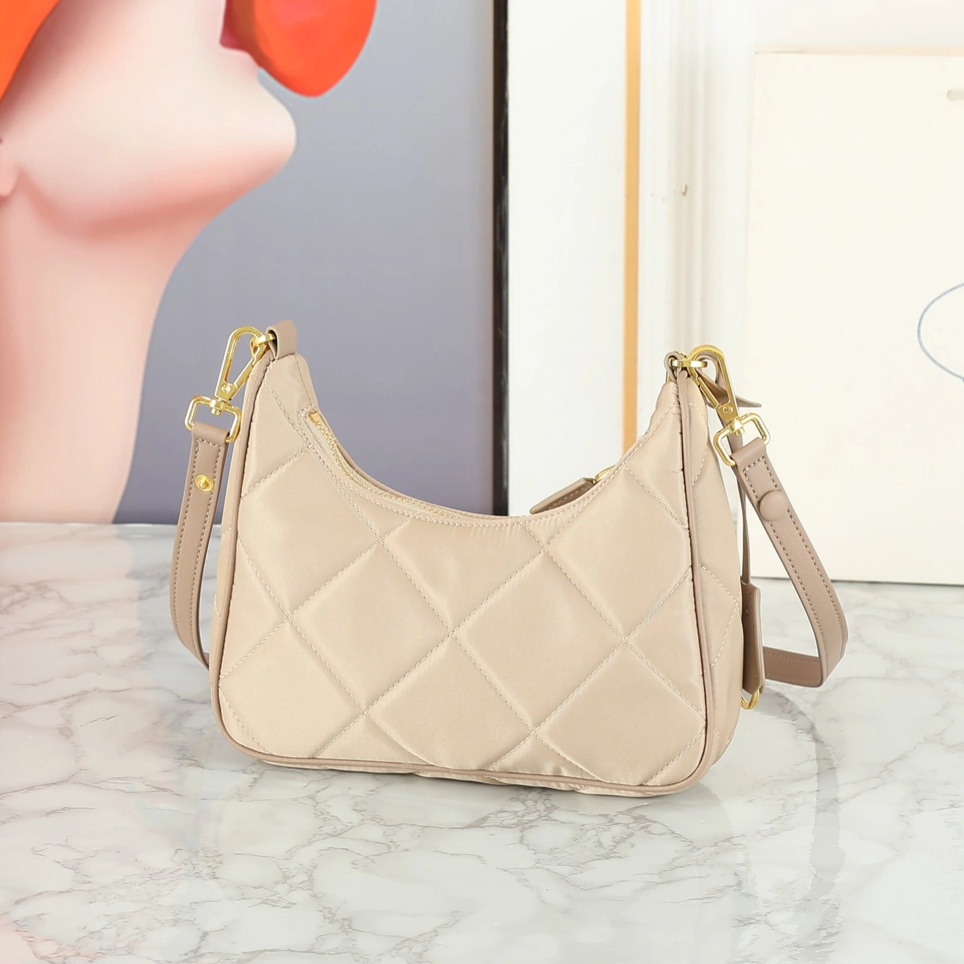Lightweight 8602 Prada AAA Quality Shoulder Bags For Women