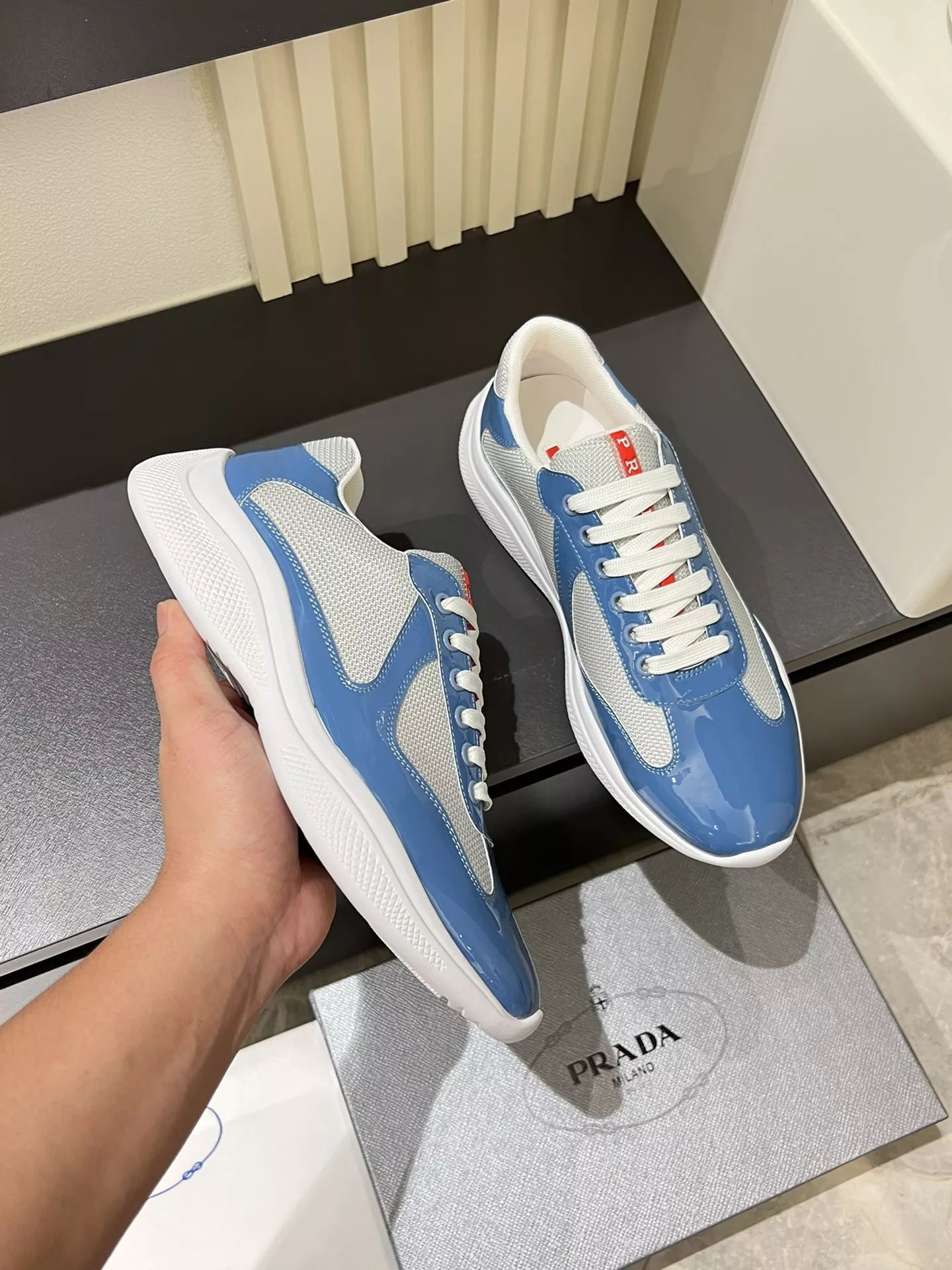 Lightweight 8638 Prada Casual Shoes For Men