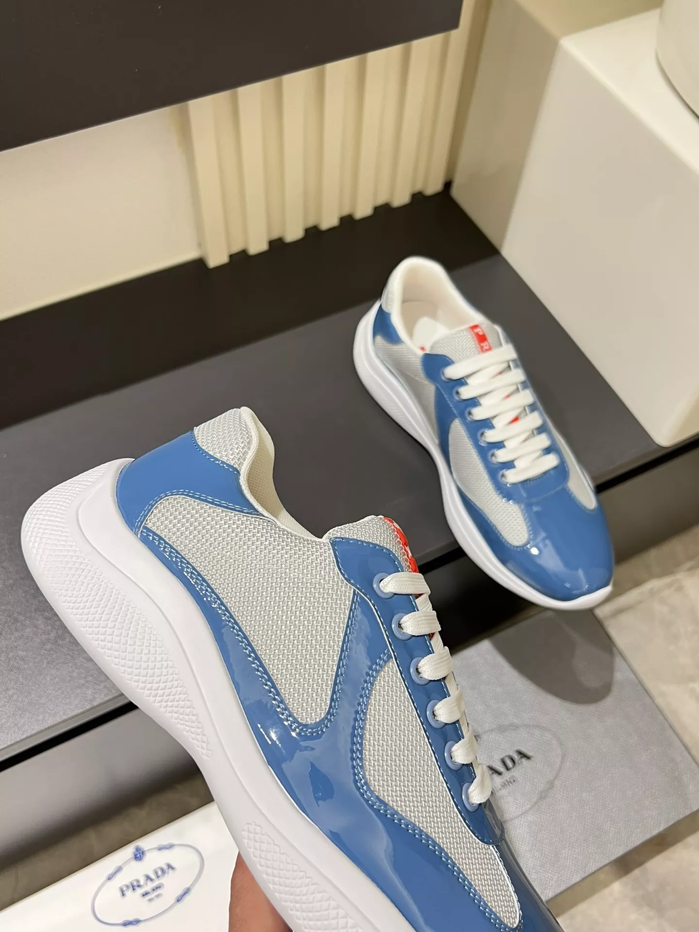 Lightweight 8638 Prada Casual Shoes For Men