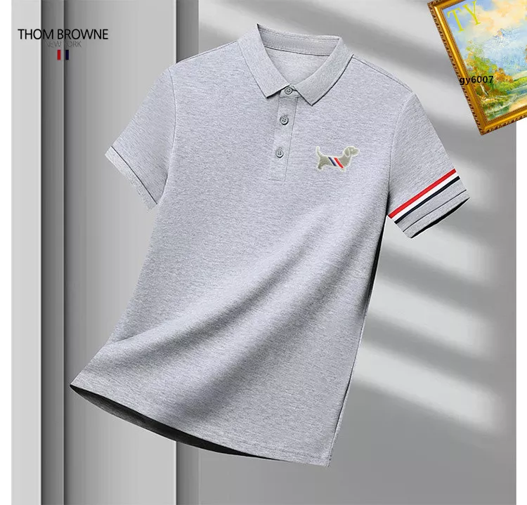 Lightweight 912 Thom Browne TB T-Shirts Short Sleeved For Men