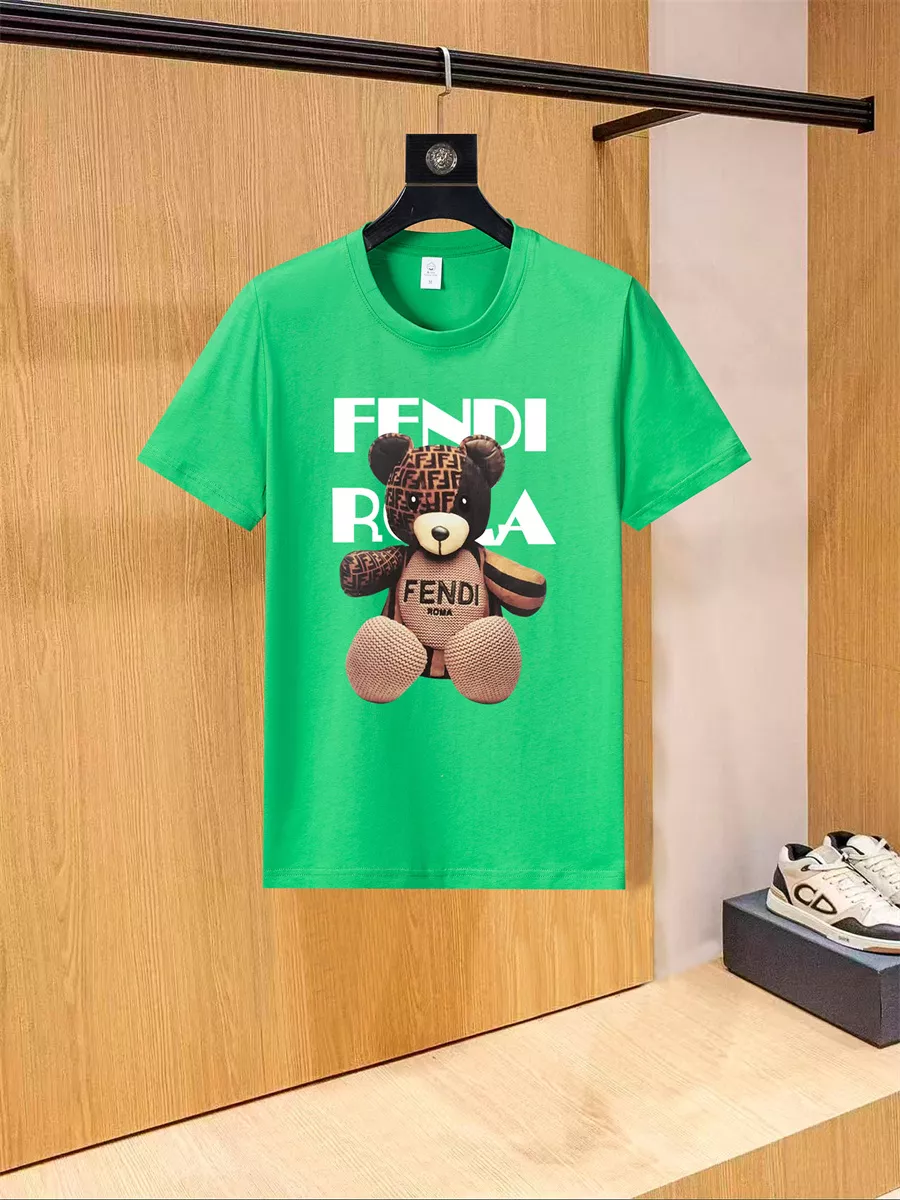 Lightweight 9127 Fendi T-Shirts Short Sleeved For Unisex