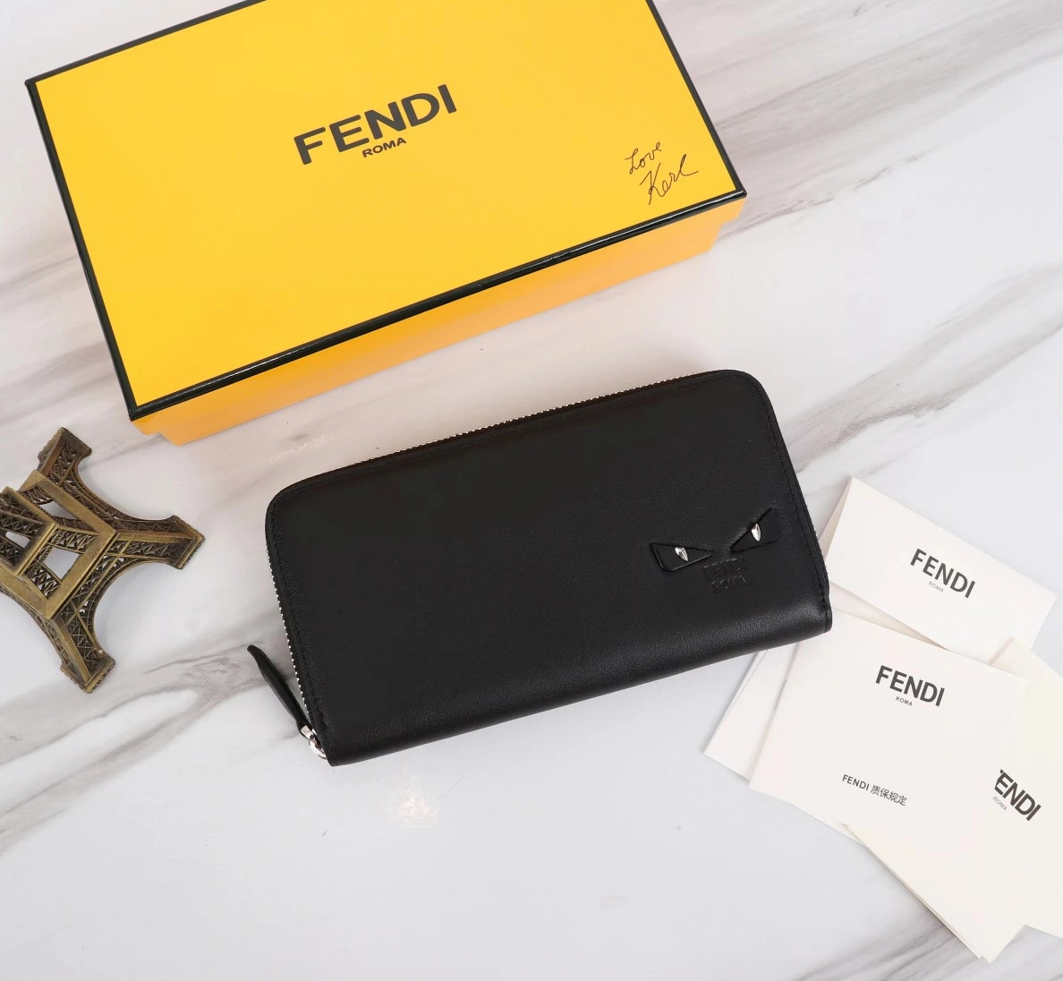 Lightweight 9206 Fendi AAA Quality Wallet For Unisex
