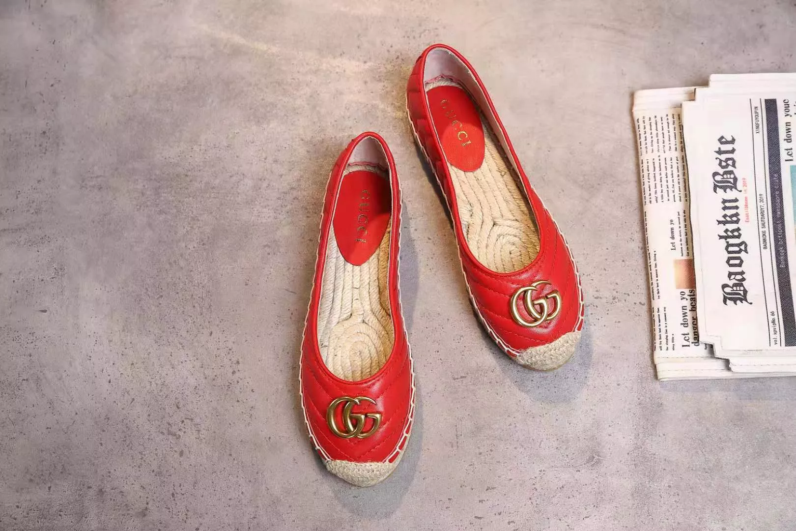 Lightweight 9248 Gucci Flat Shoes For Women