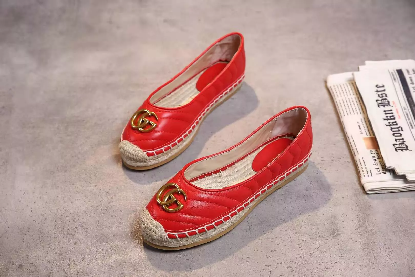 Lightweight 9248 Gucci Flat Shoes For Women