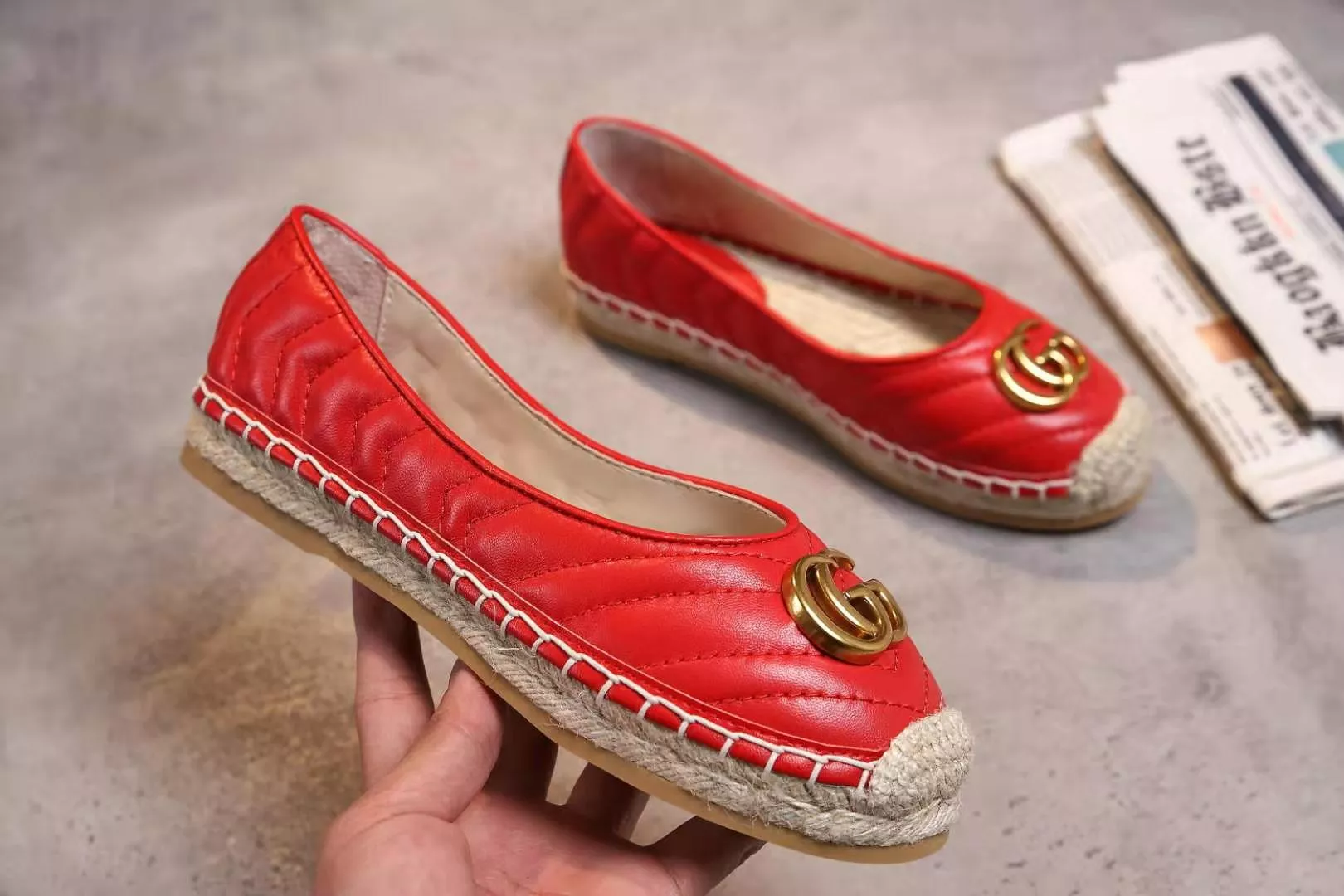Lightweight 9248 Gucci Flat Shoes For Women