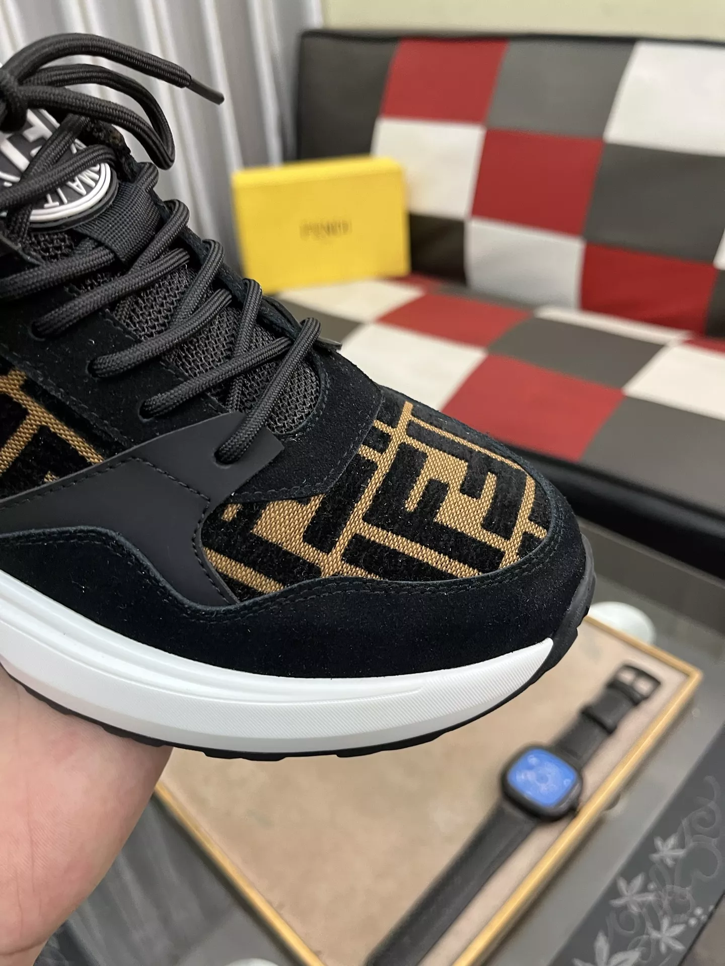 Lightweight 9351 Fendi Casual Shoes For Men