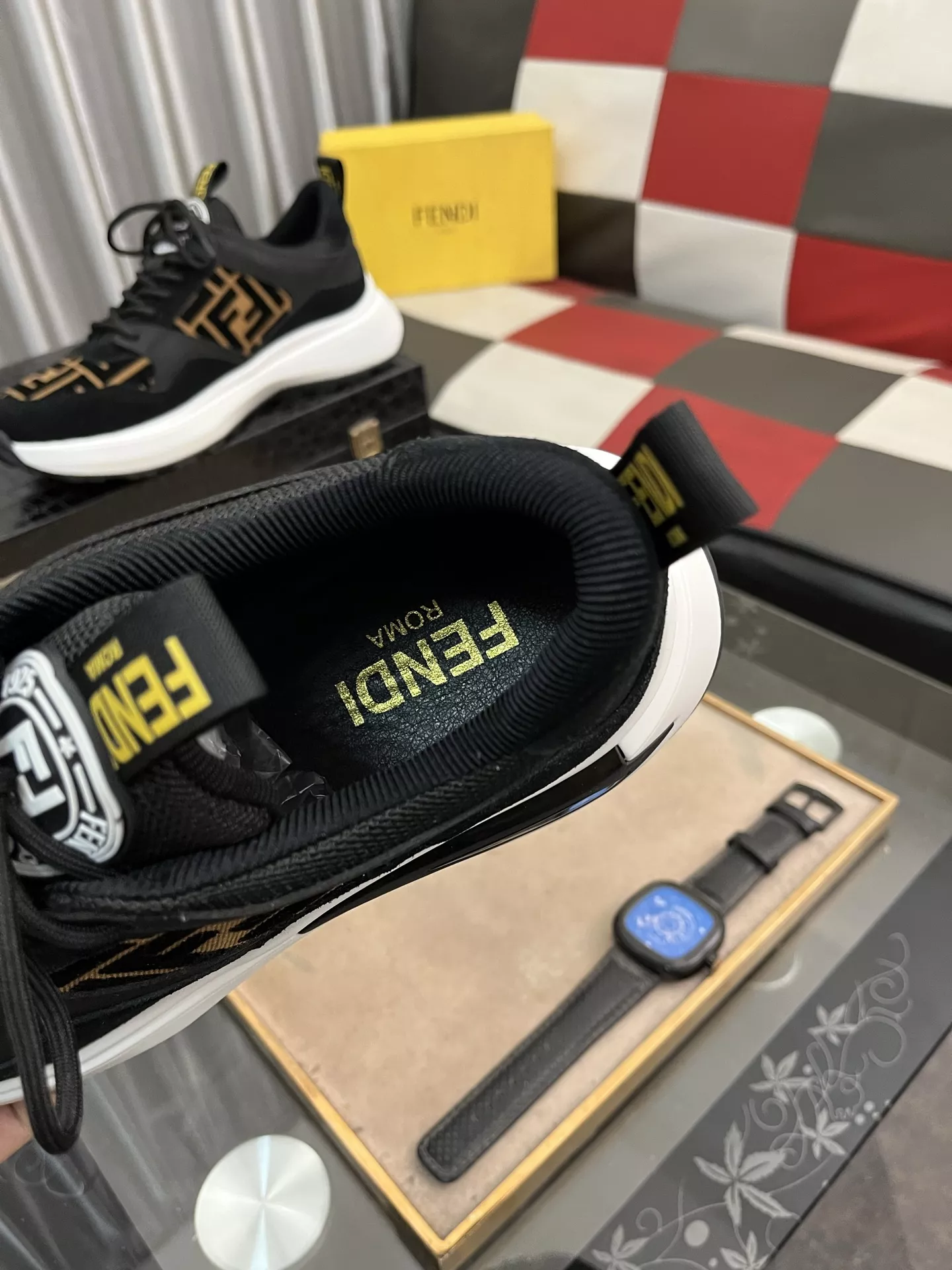 Lightweight 9351 Fendi Casual Shoes For Men