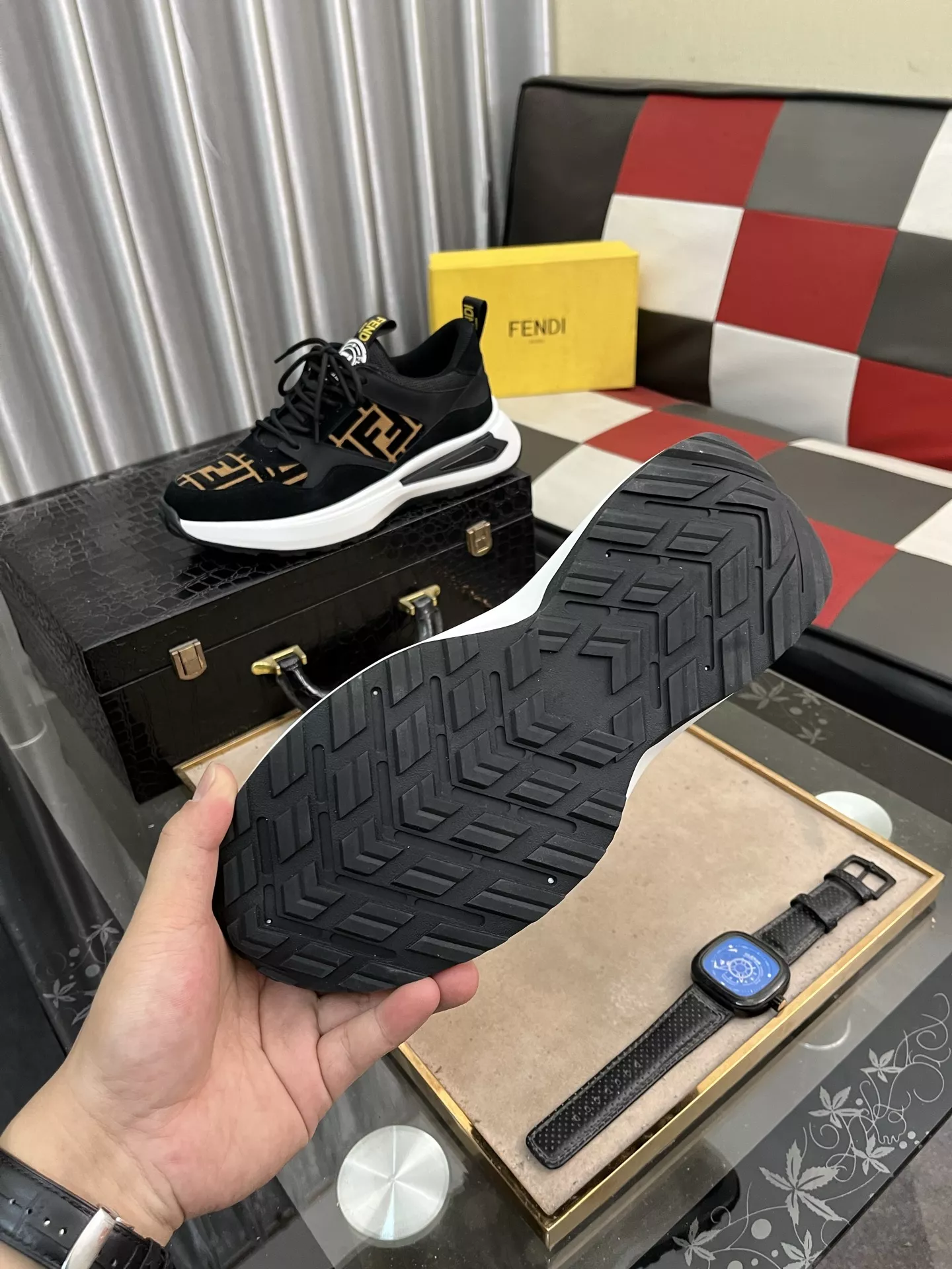Lightweight 9351 Fendi Casual Shoes For Men
