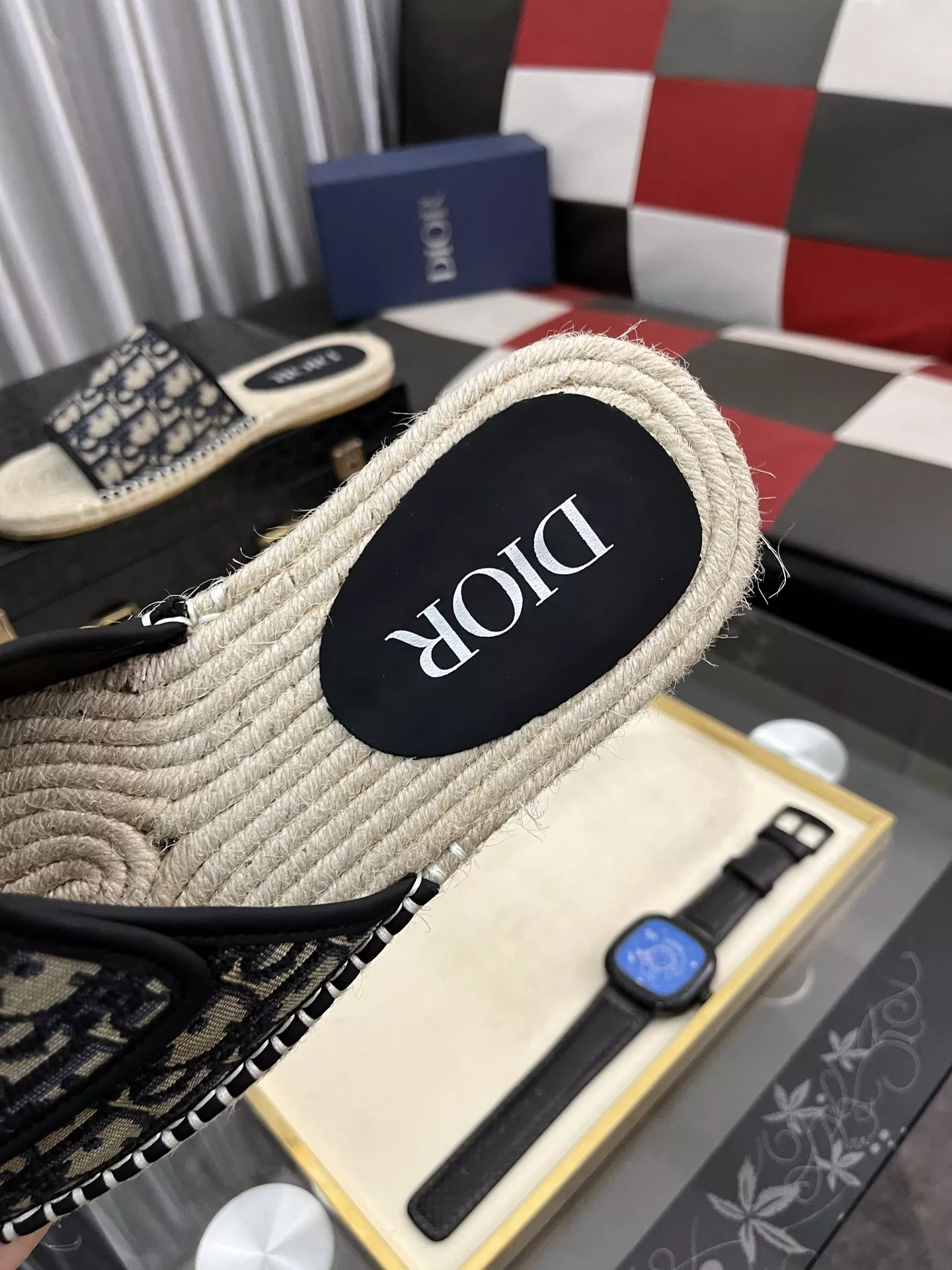 Lightweight 9366 Christian Dior Slippers For Men