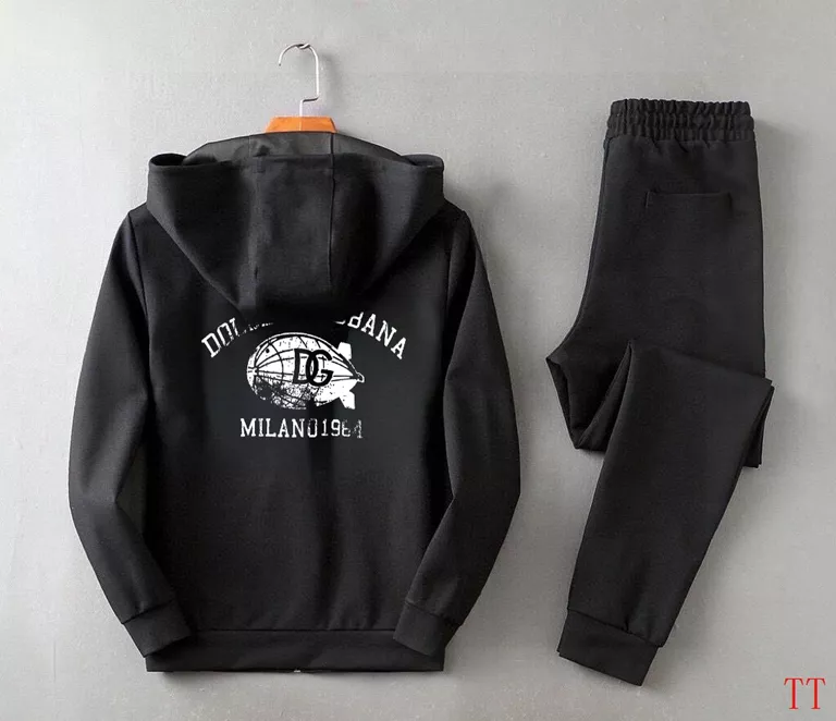 Lightweight 9475 Dolce & Gabbana D&G Tracksuits Long Sleeved For Men