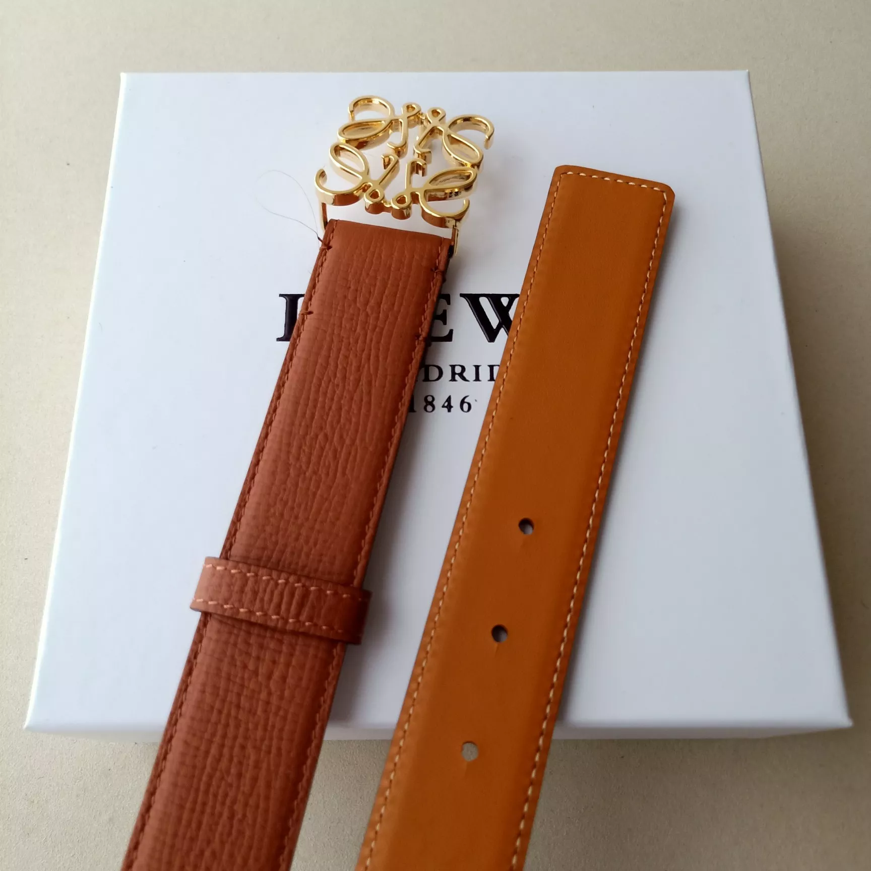 Lightweight 9515 LOEWE AAA Quality Belts In 3.2cm For Women