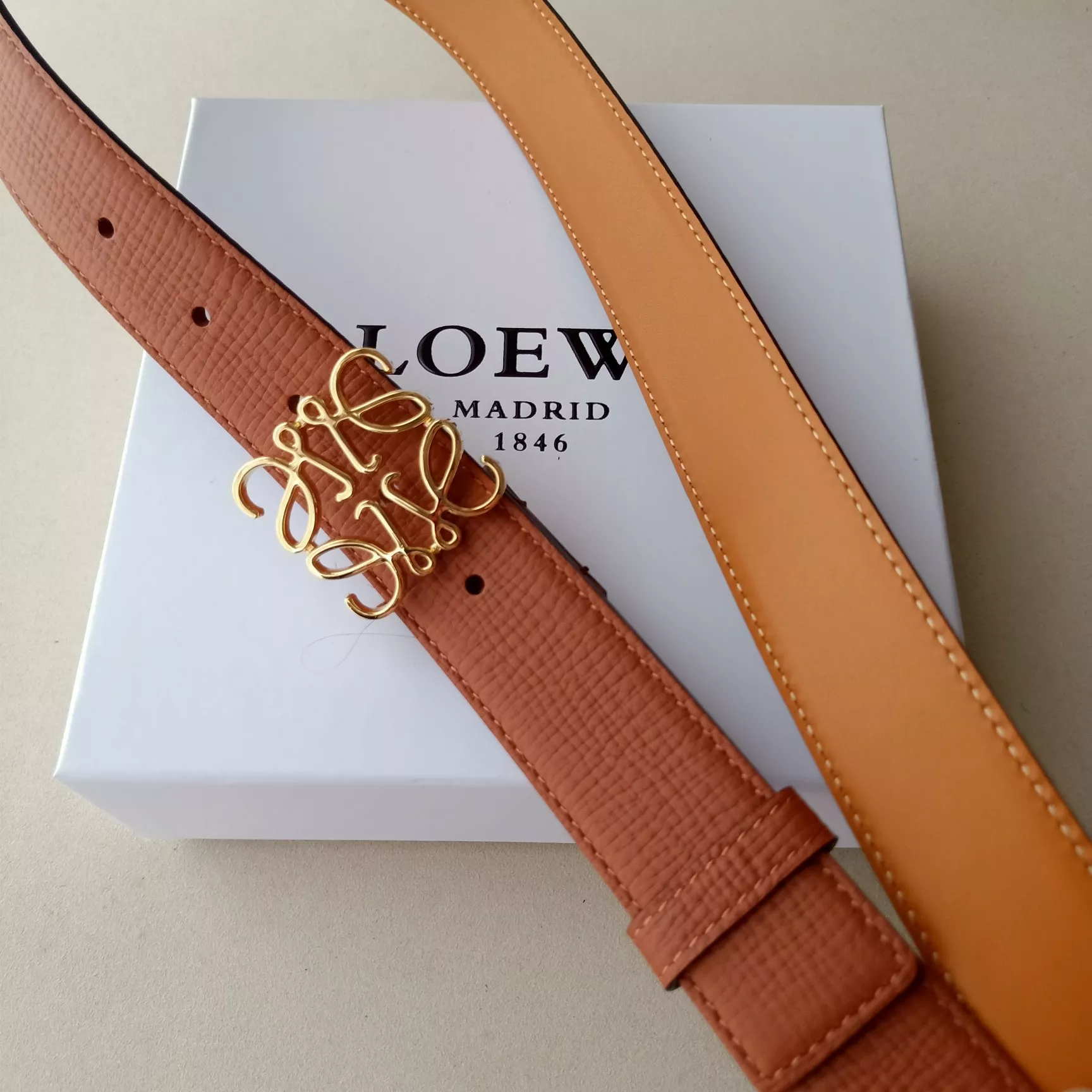 Lightweight 9515 LOEWE AAA Quality Belts In 3.2cm For Women