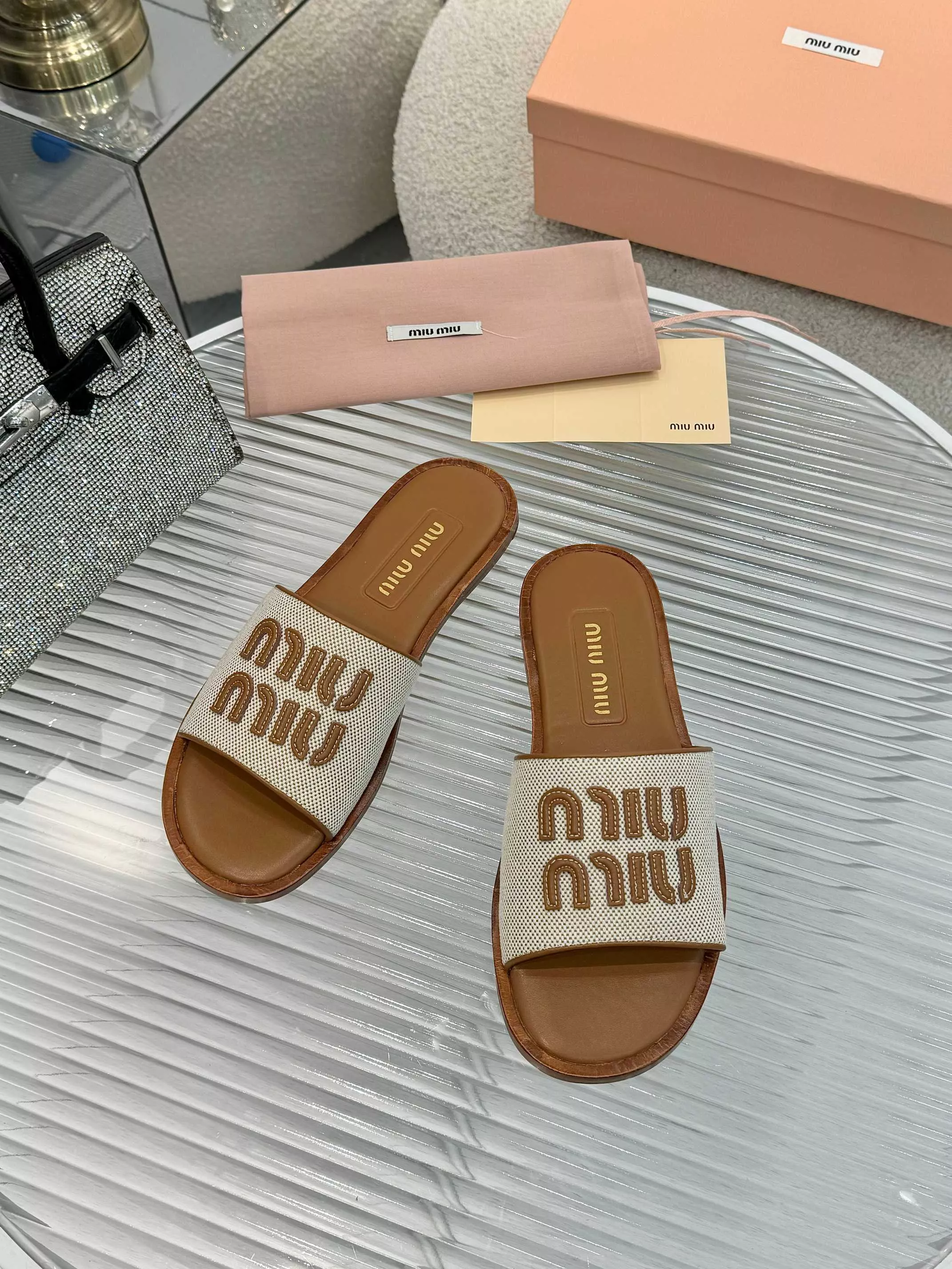 Lightweight 9522 MIU MIU Slippers For Women