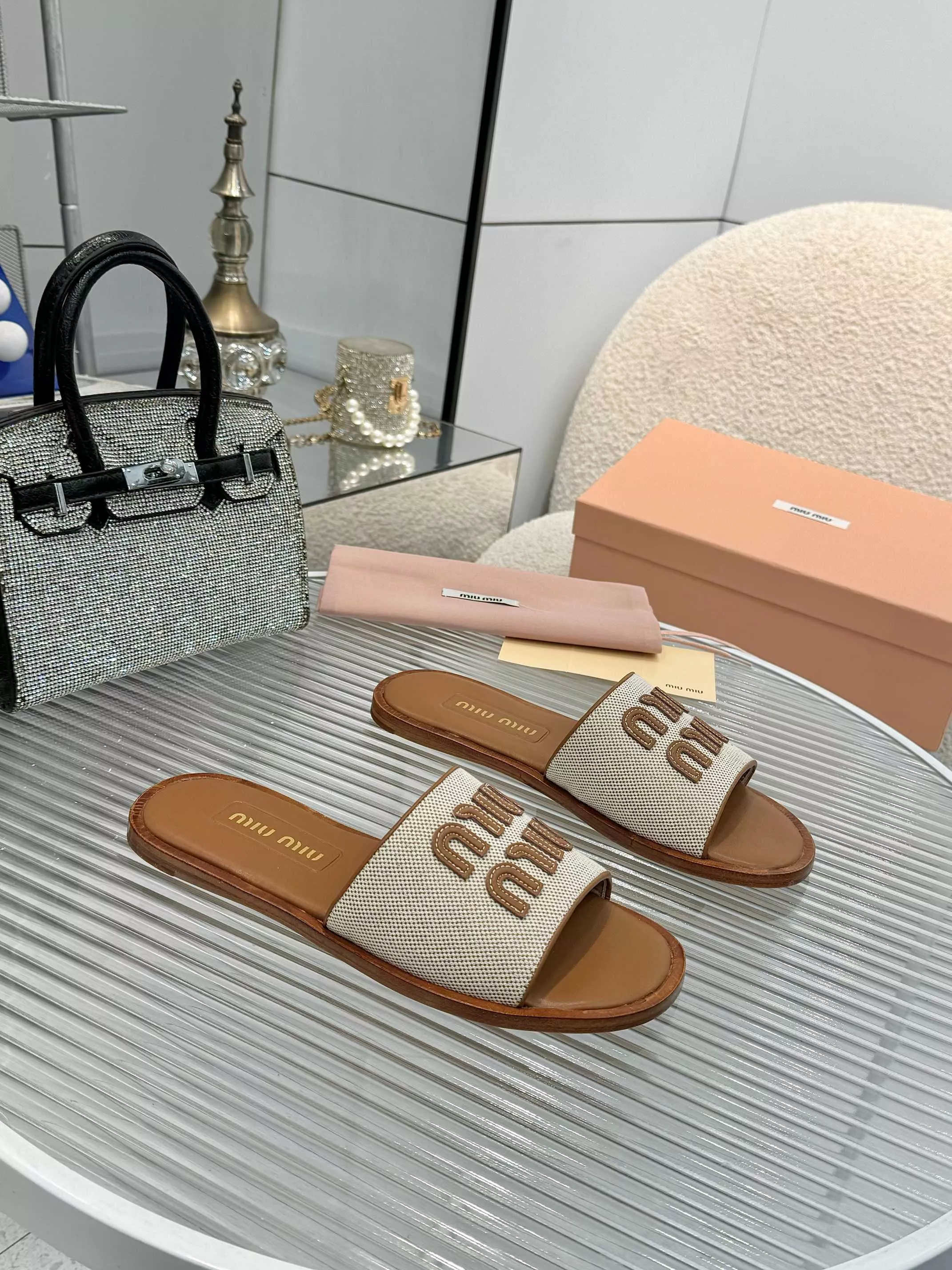 Lightweight 9522 MIU MIU Slippers For Women