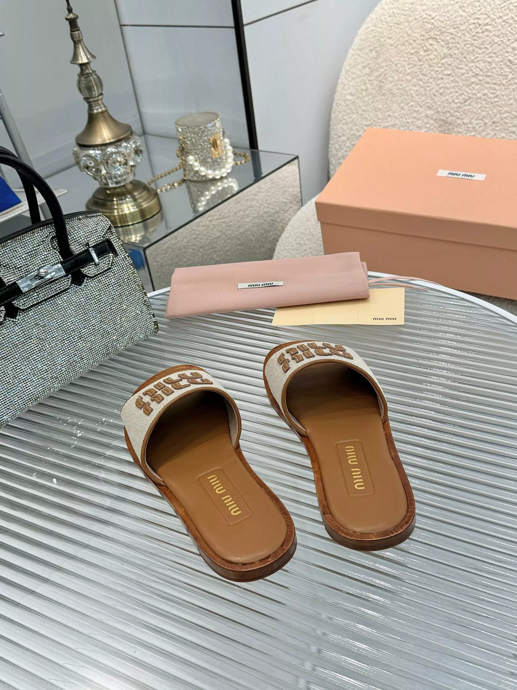 Lightweight 9522 MIU MIU Slippers For Women