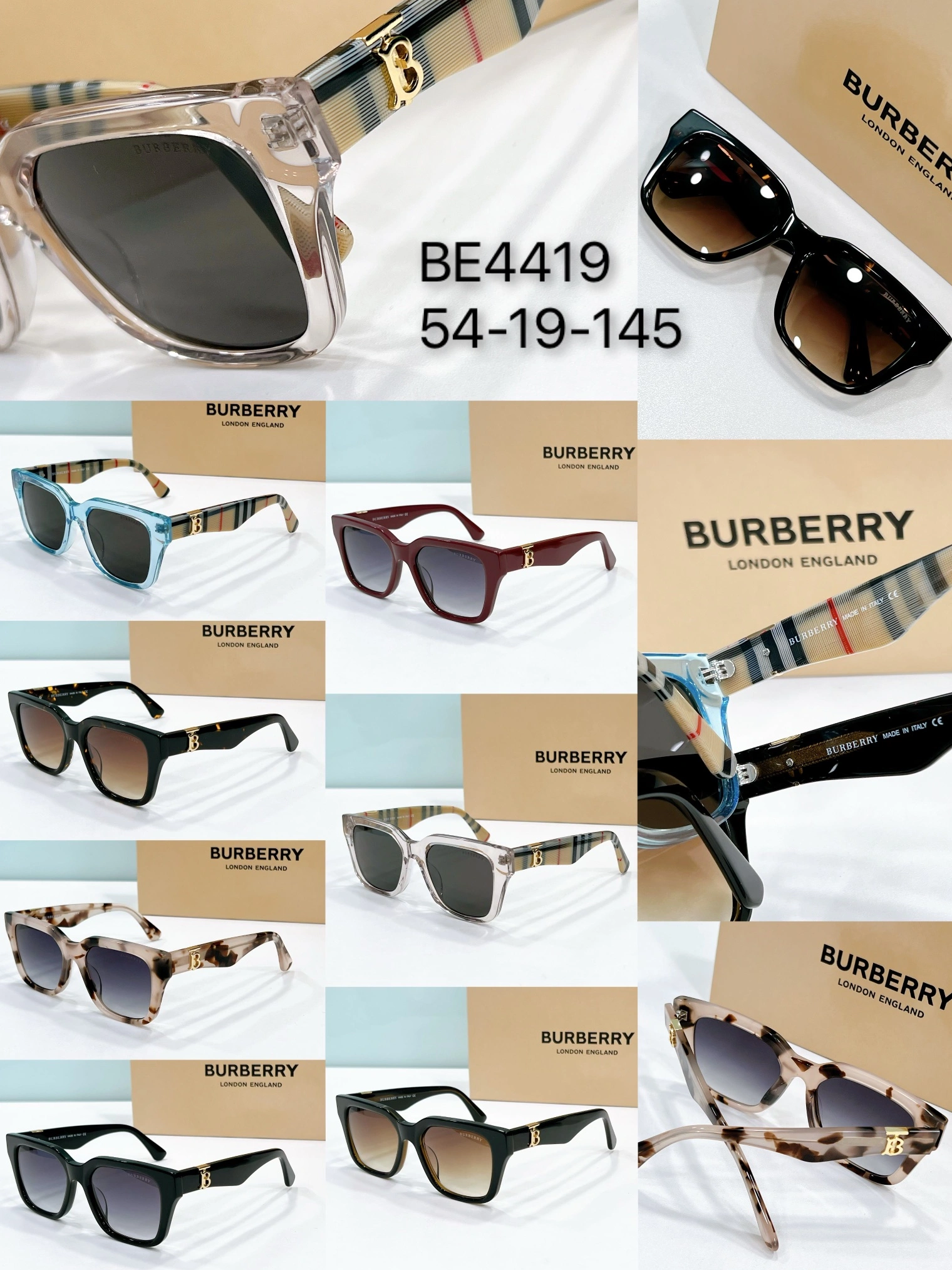 Lightweight 9553 Burberry AAA Quality Sunglasses