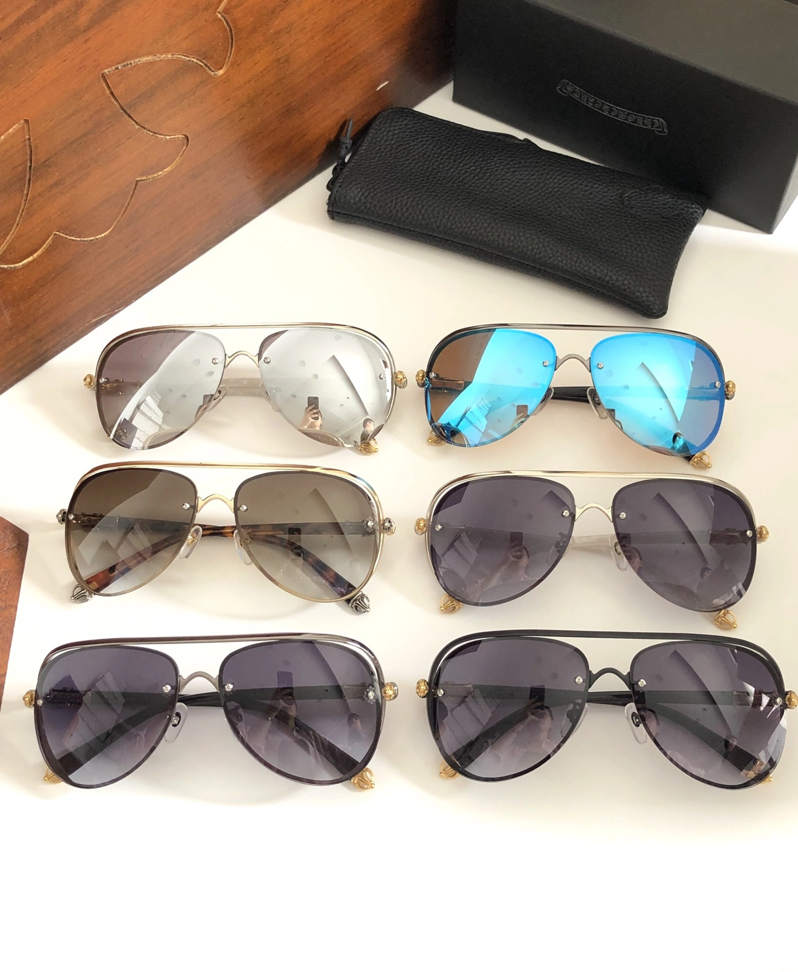 Lightweight 9787 Chrome Hearts AAA Quality Sunglasses