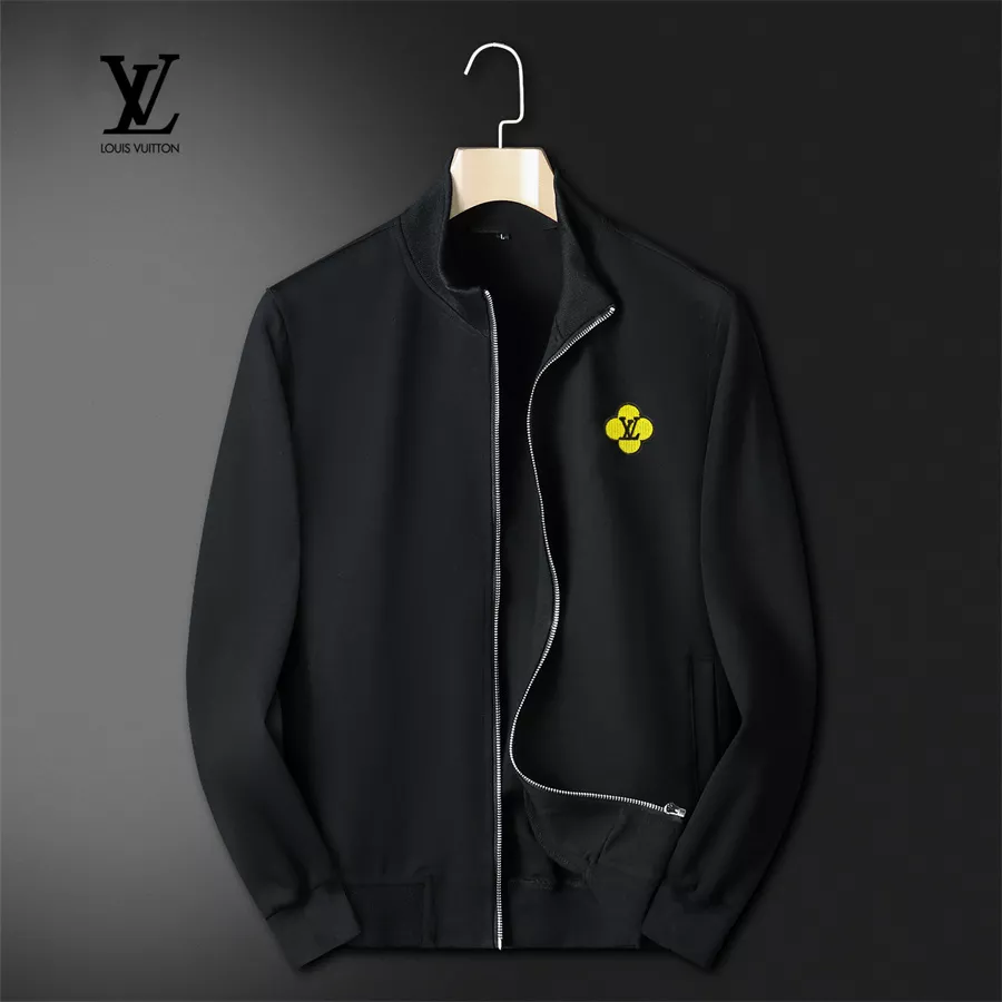 Lightweight 9814 Louis Vuitton LV Tracksuits Long Sleeved For Men
