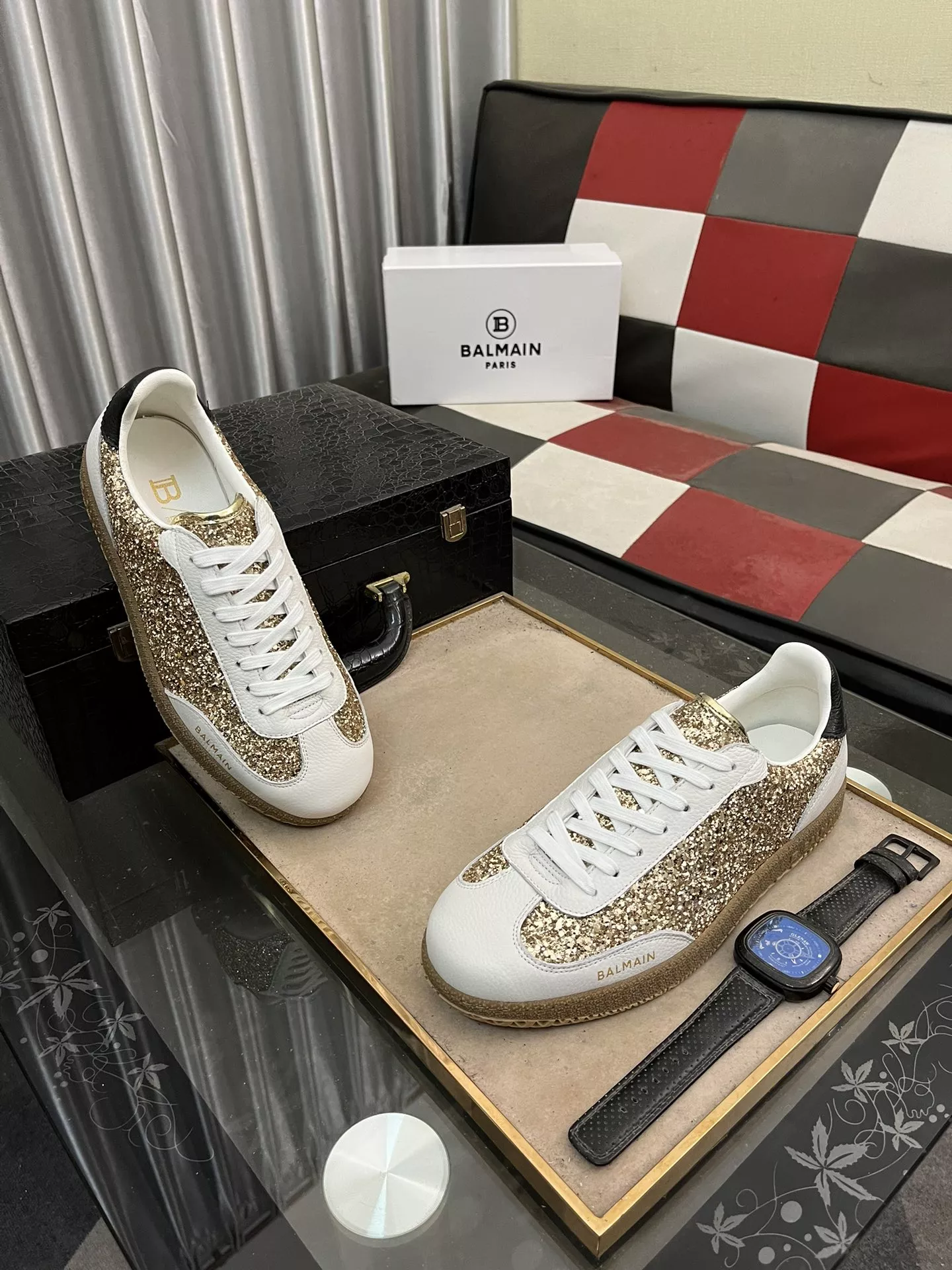 Lightweight 9871 Balmain Casual Shoes For Men