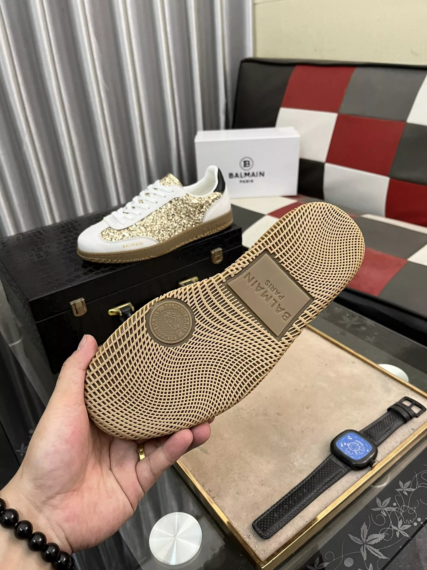 Lightweight 9871 Balmain Casual Shoes For Men