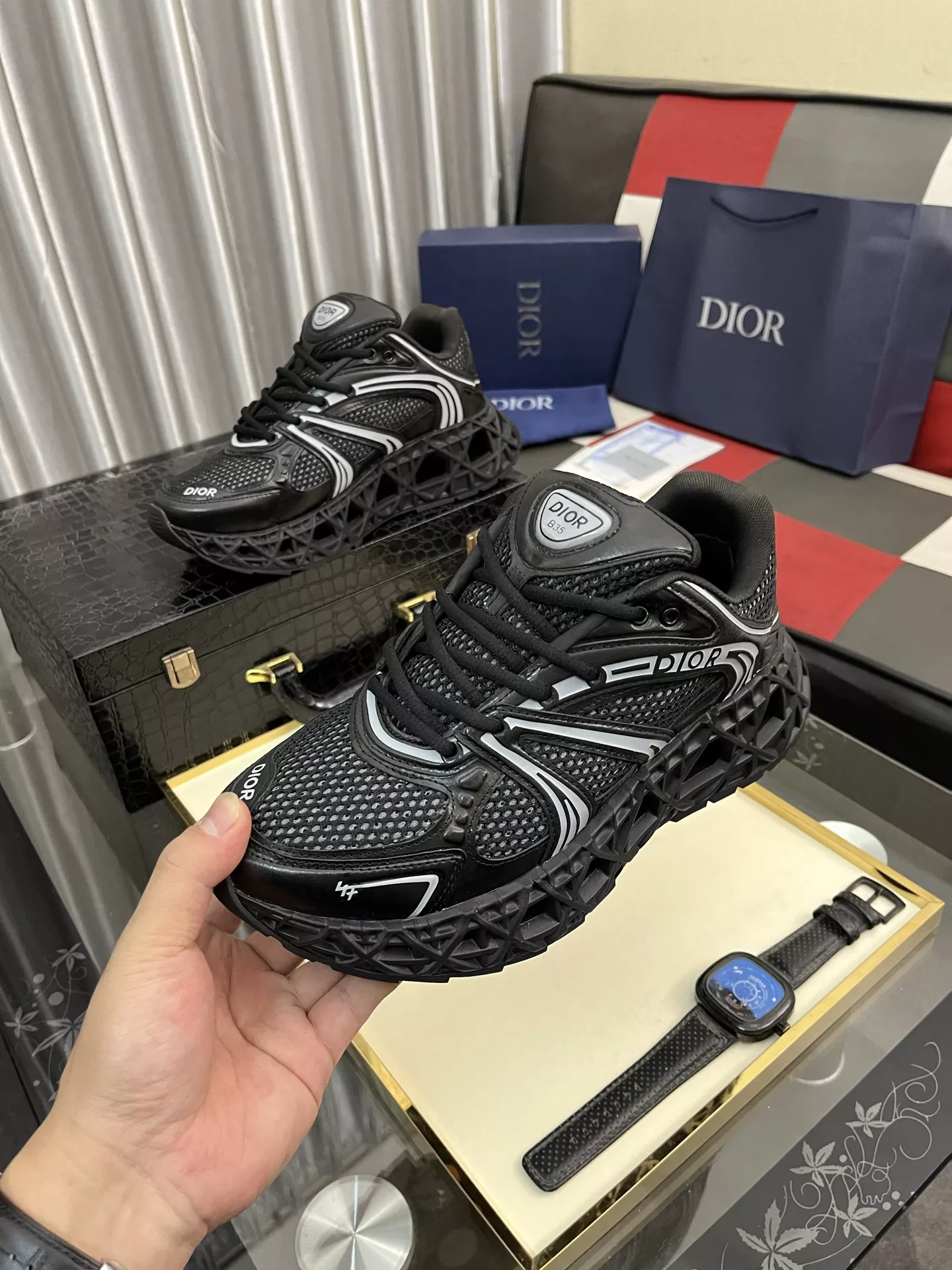 Lightweight 9953 Christian Dior Casual Shoes For Men