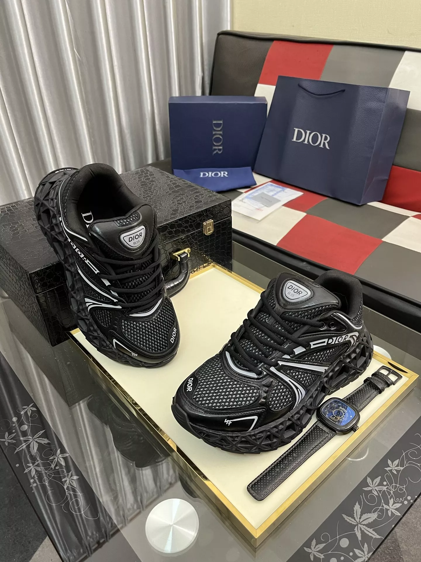 Lightweight 9953 Christian Dior Casual Shoes For Men