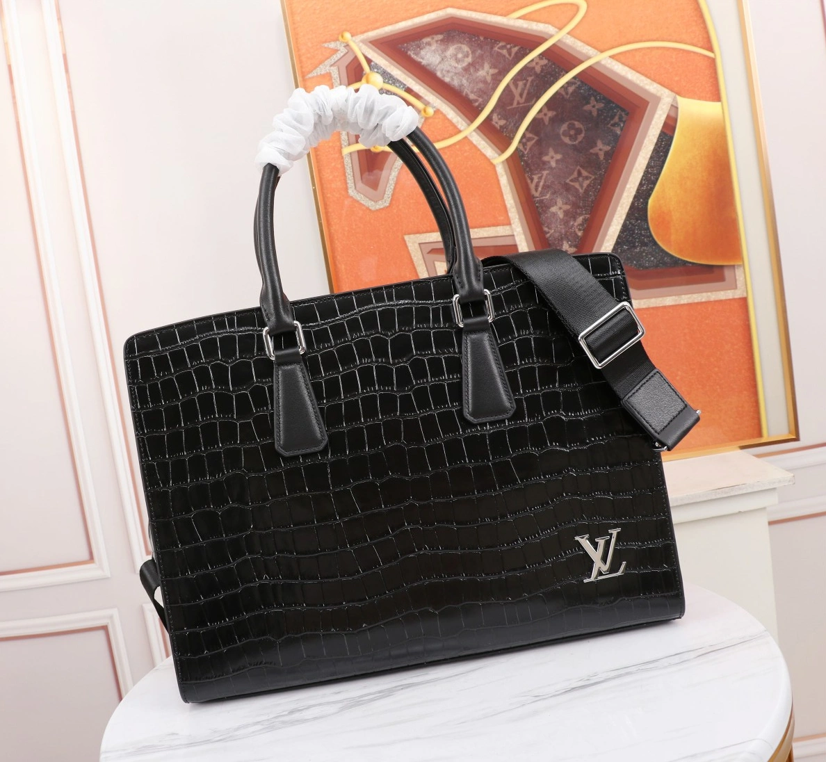 Louis Vuitton AAA Man Handbags Breathable 7771