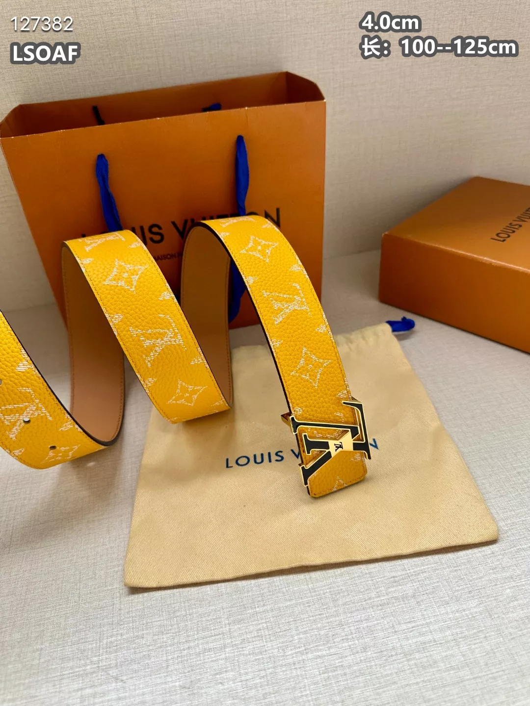 Louis Vuitton AAA Quality Belts For Men EyeCatching 3244