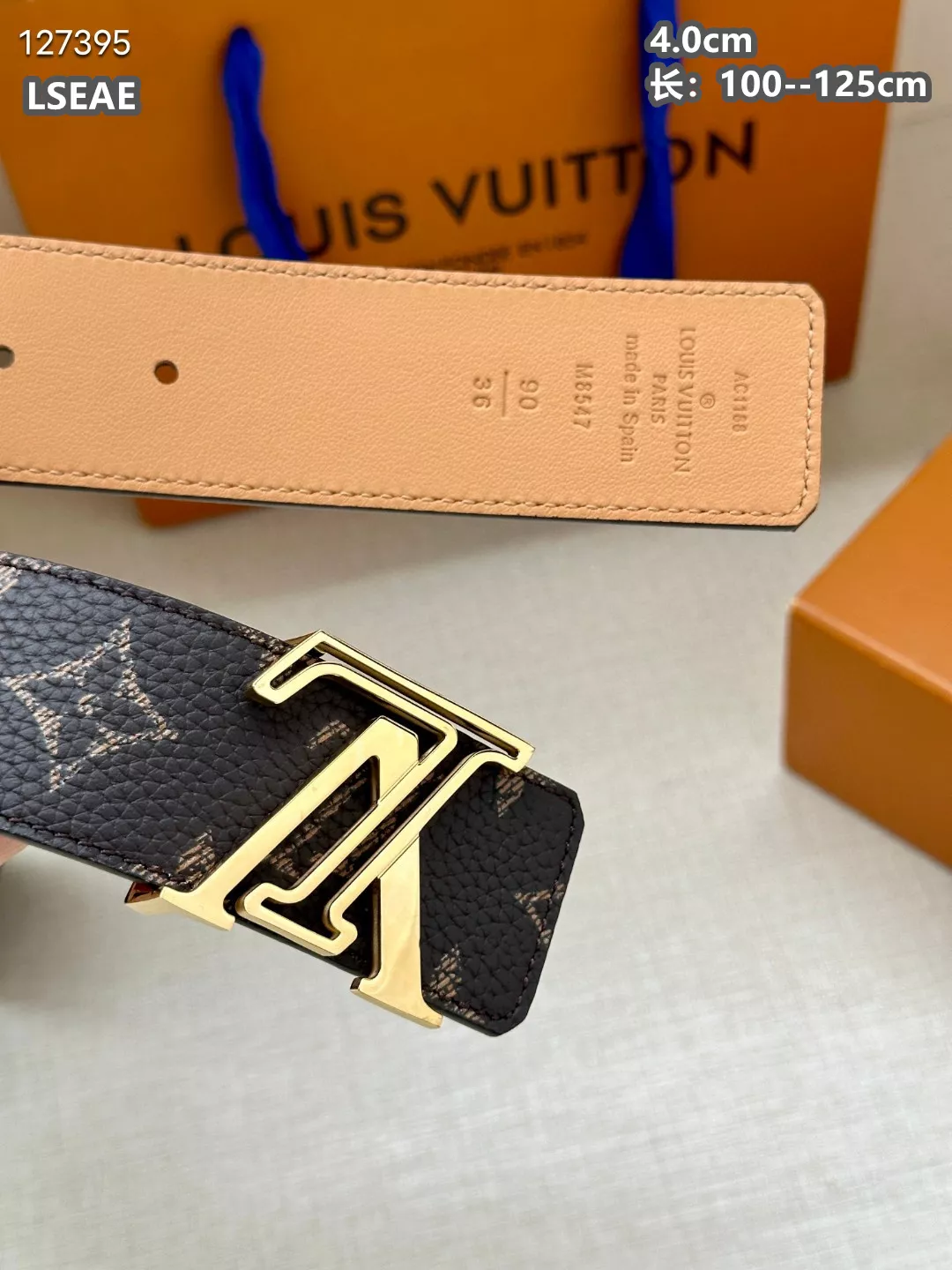 Louis Vuitton AAA Quality Belts For Men Timeless 1418