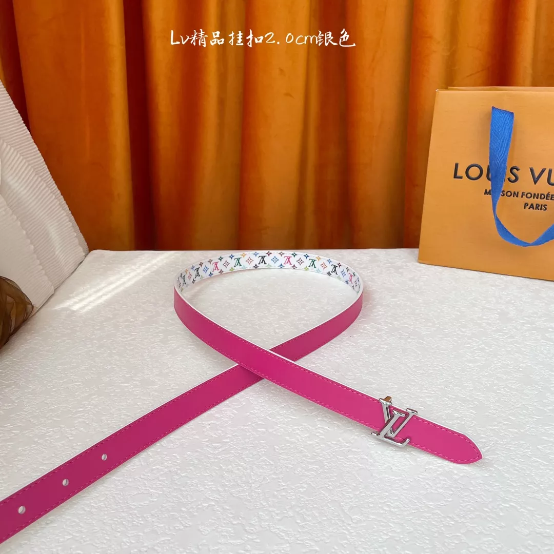 Louis Vuitton AAA Quality Belts In 2.0cm For Women Classic 4944